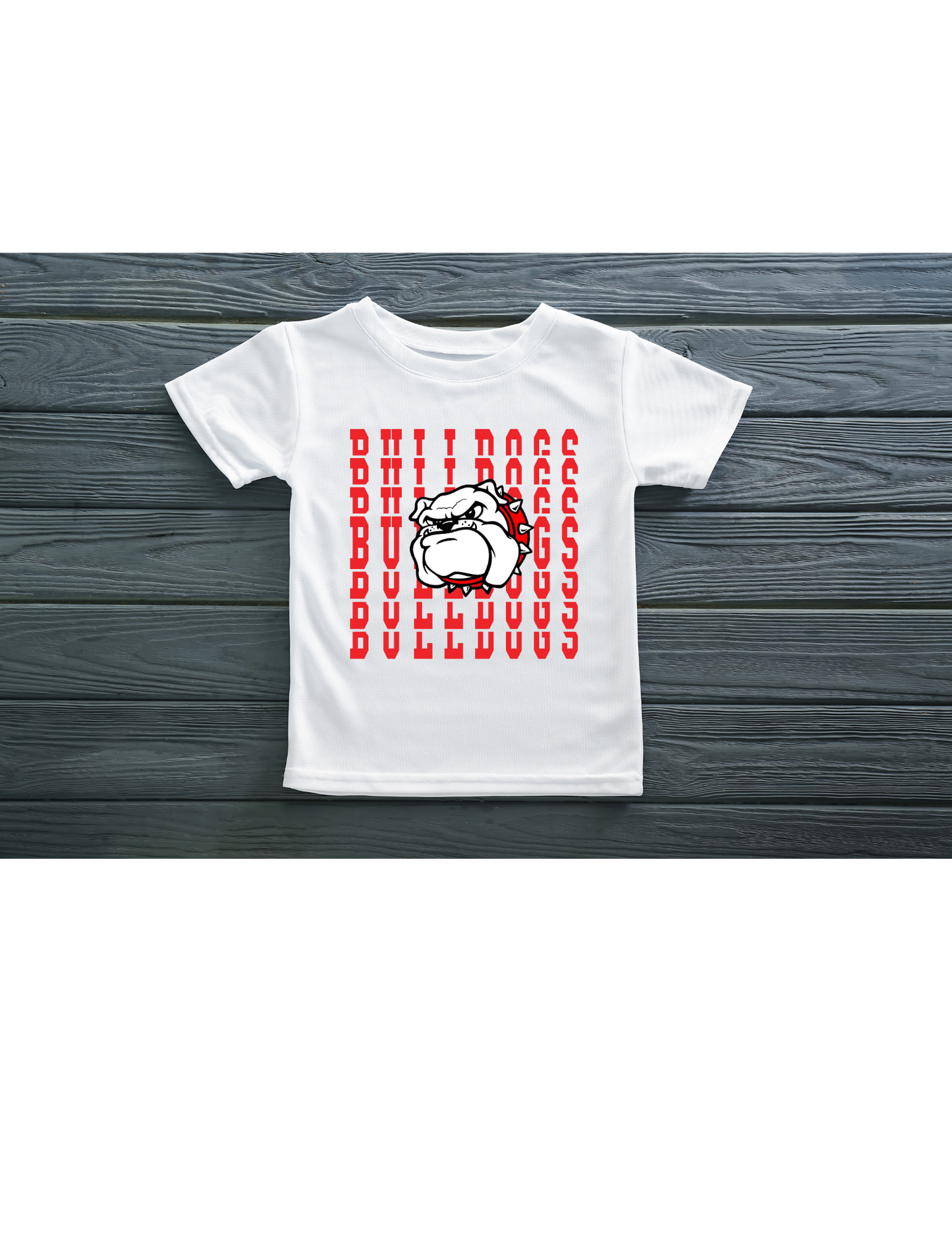 Bulldogs Stacked Logo with The Dawg