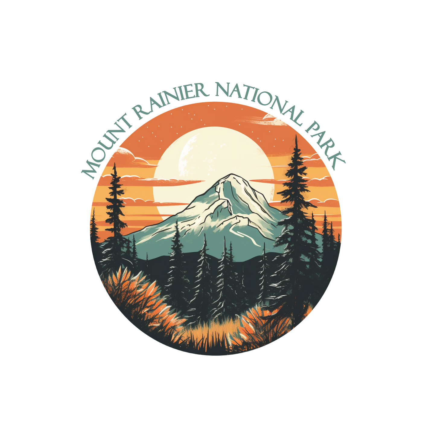 Mount Ranier National Parks Logo