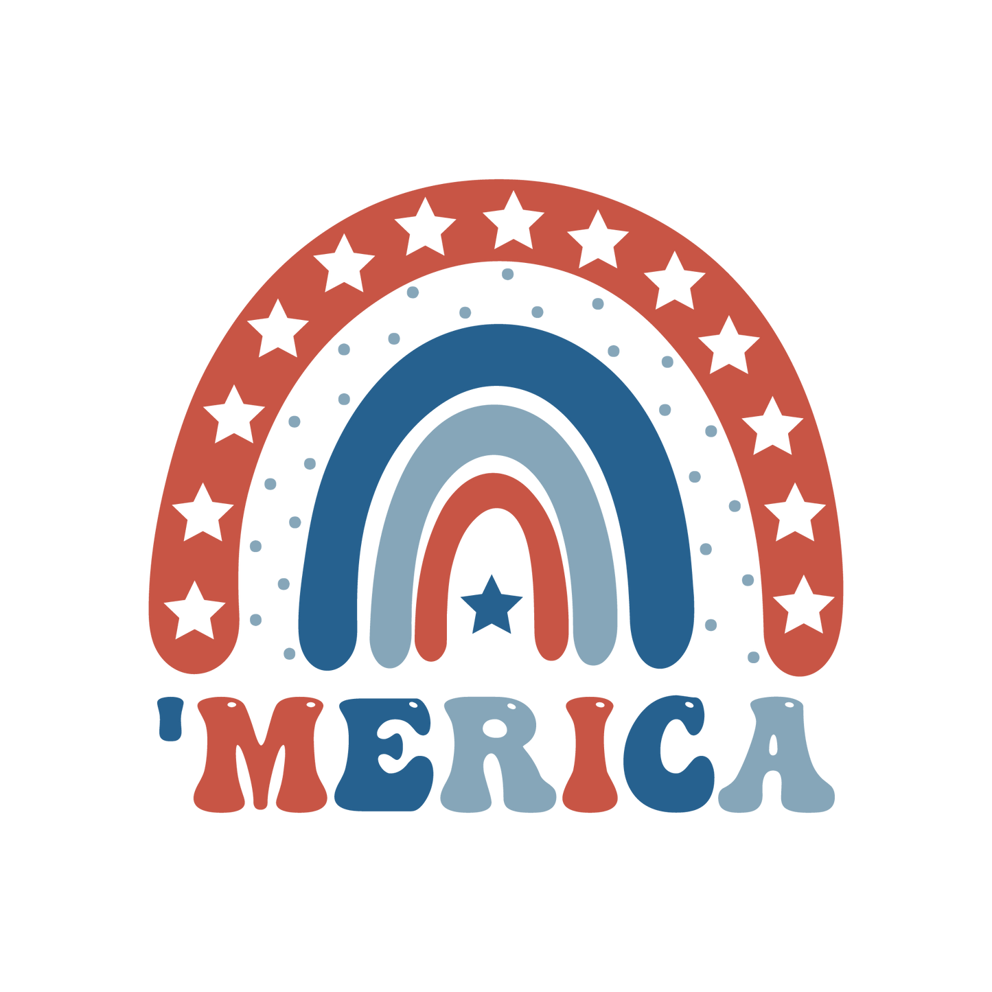'Merica Retro Logo
