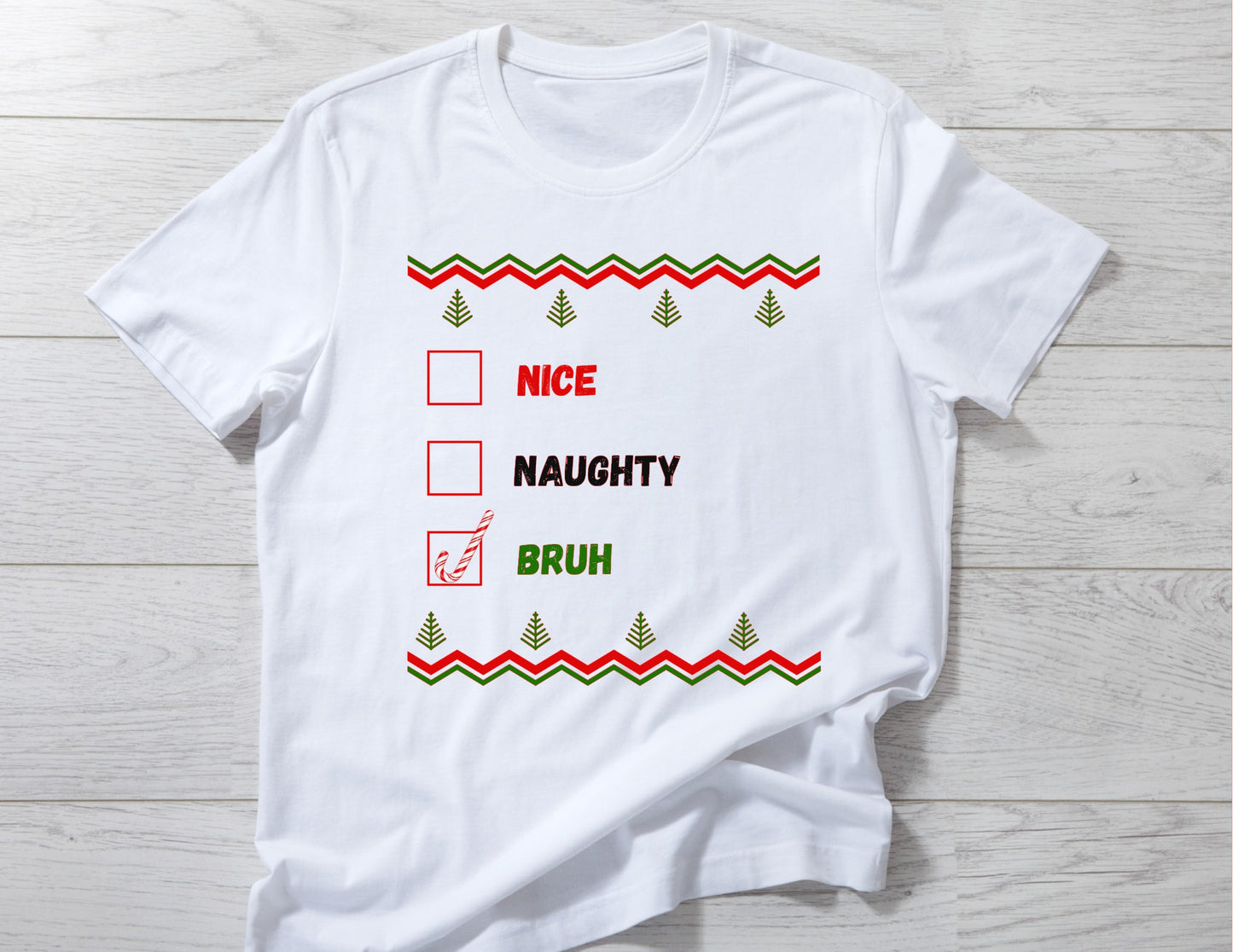 Nice, Naughty or Bruh Checklist