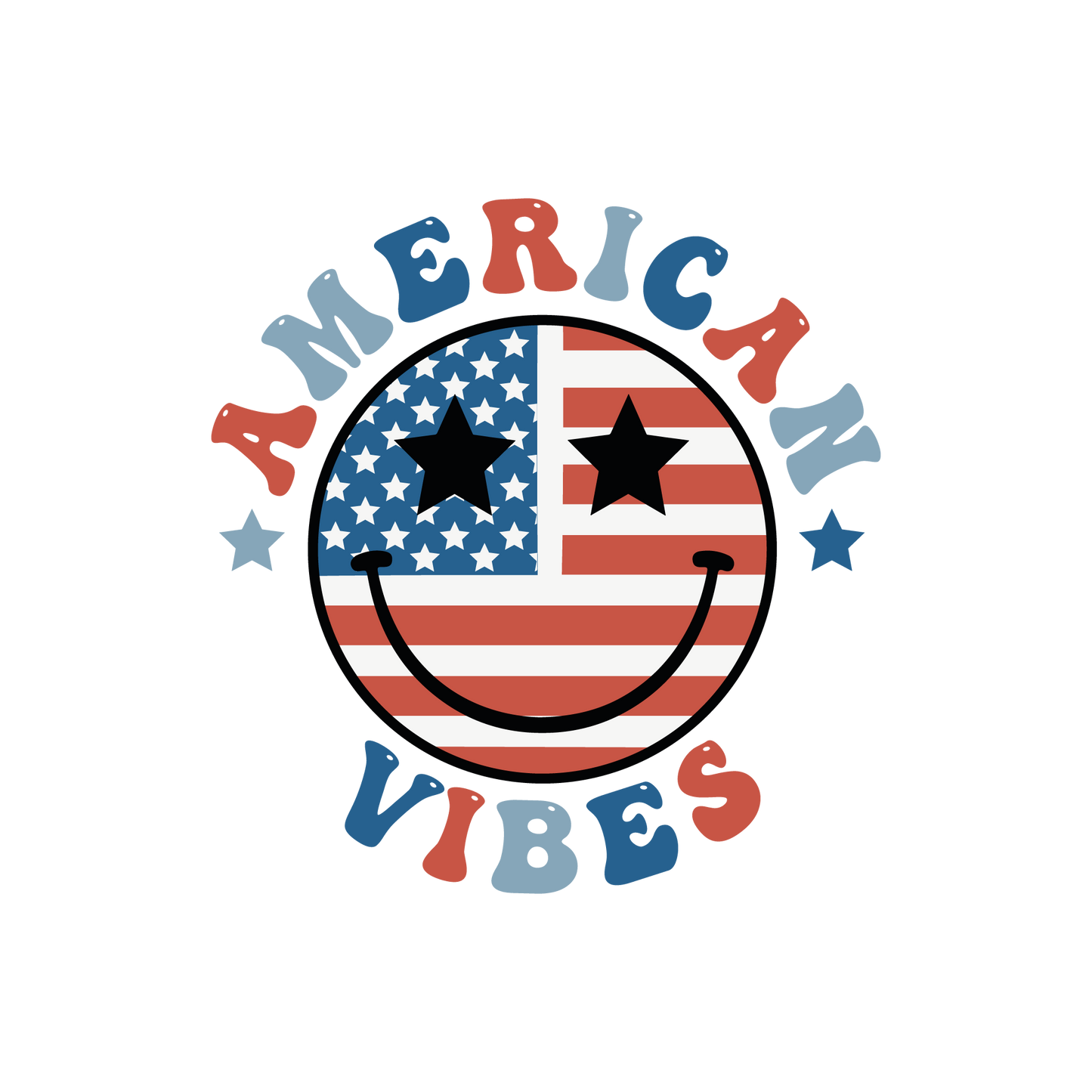 American Vibes Smiley Logo
