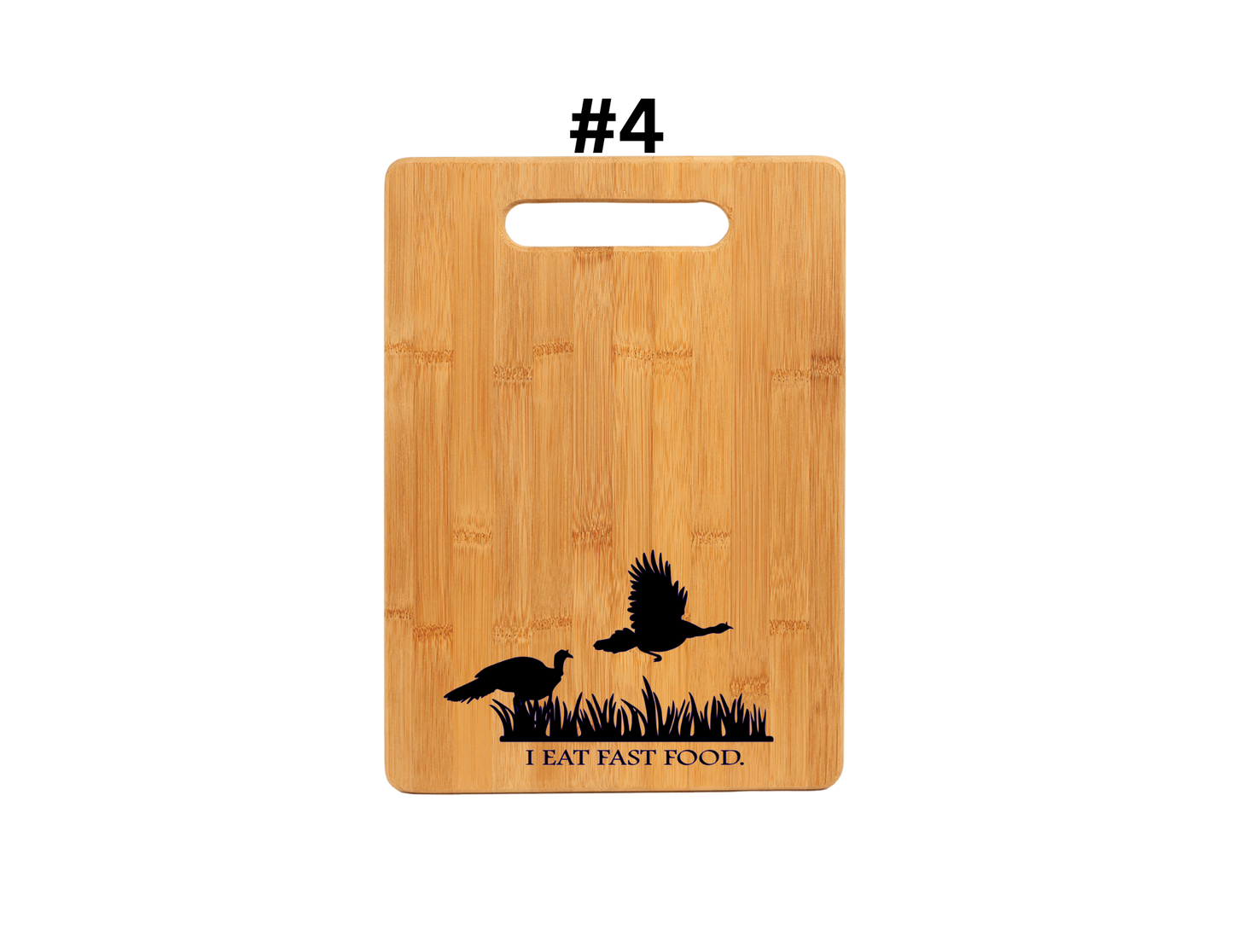 I Eat Fast Food (TURKEY) Cutting Board