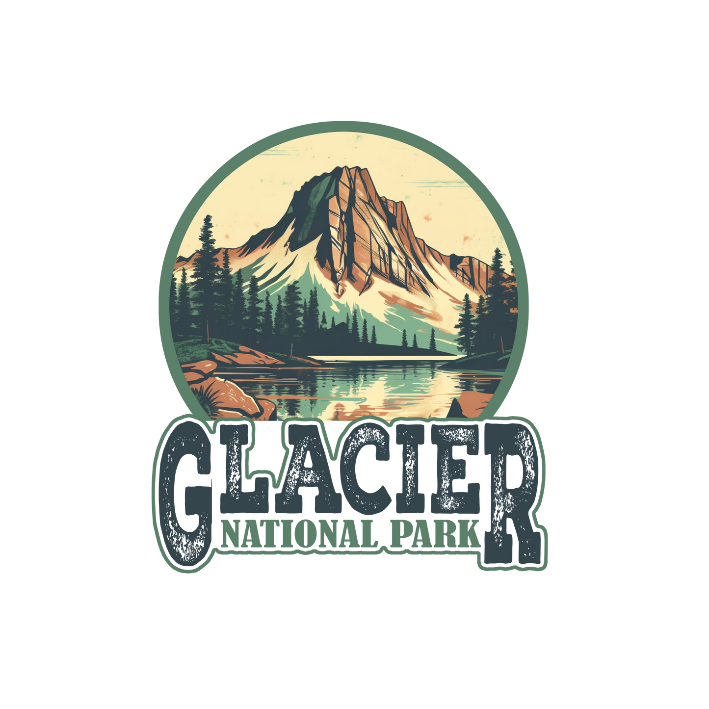 Glacier National Parks Logo