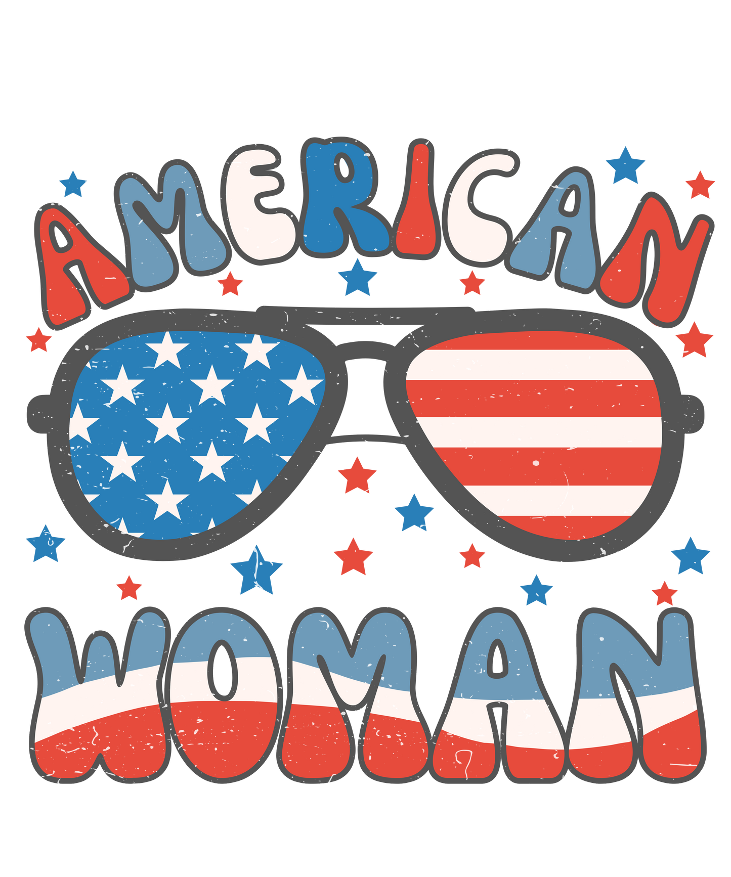 American Woman Retro Logo
