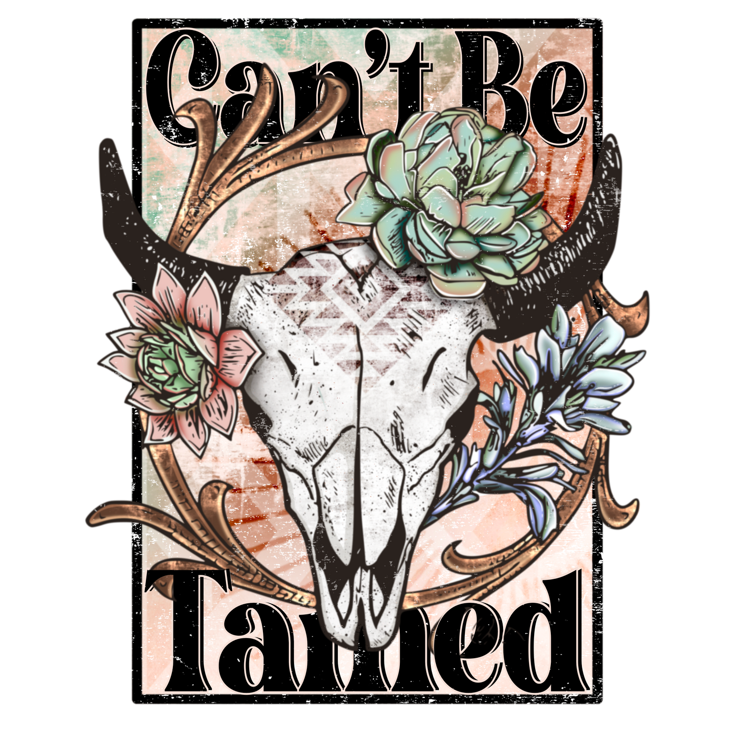 Longhorn Can't Be Tamed Logo