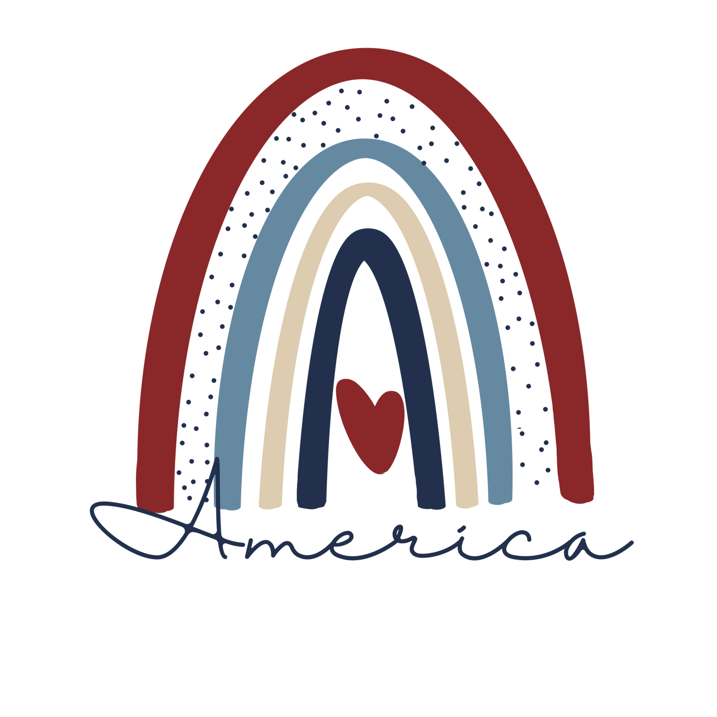 America Rainbow Logo