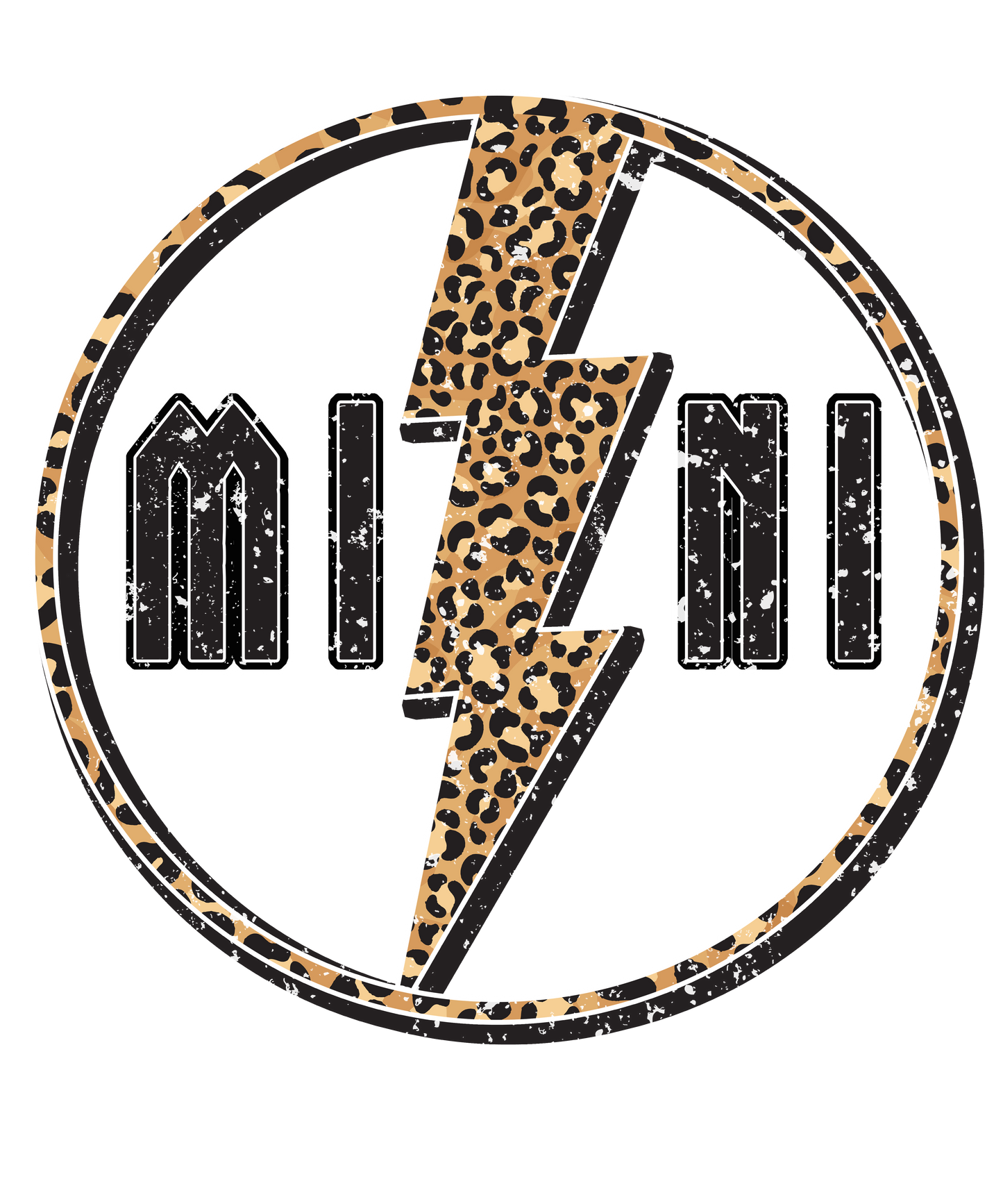 Mini Leopard Print Logo