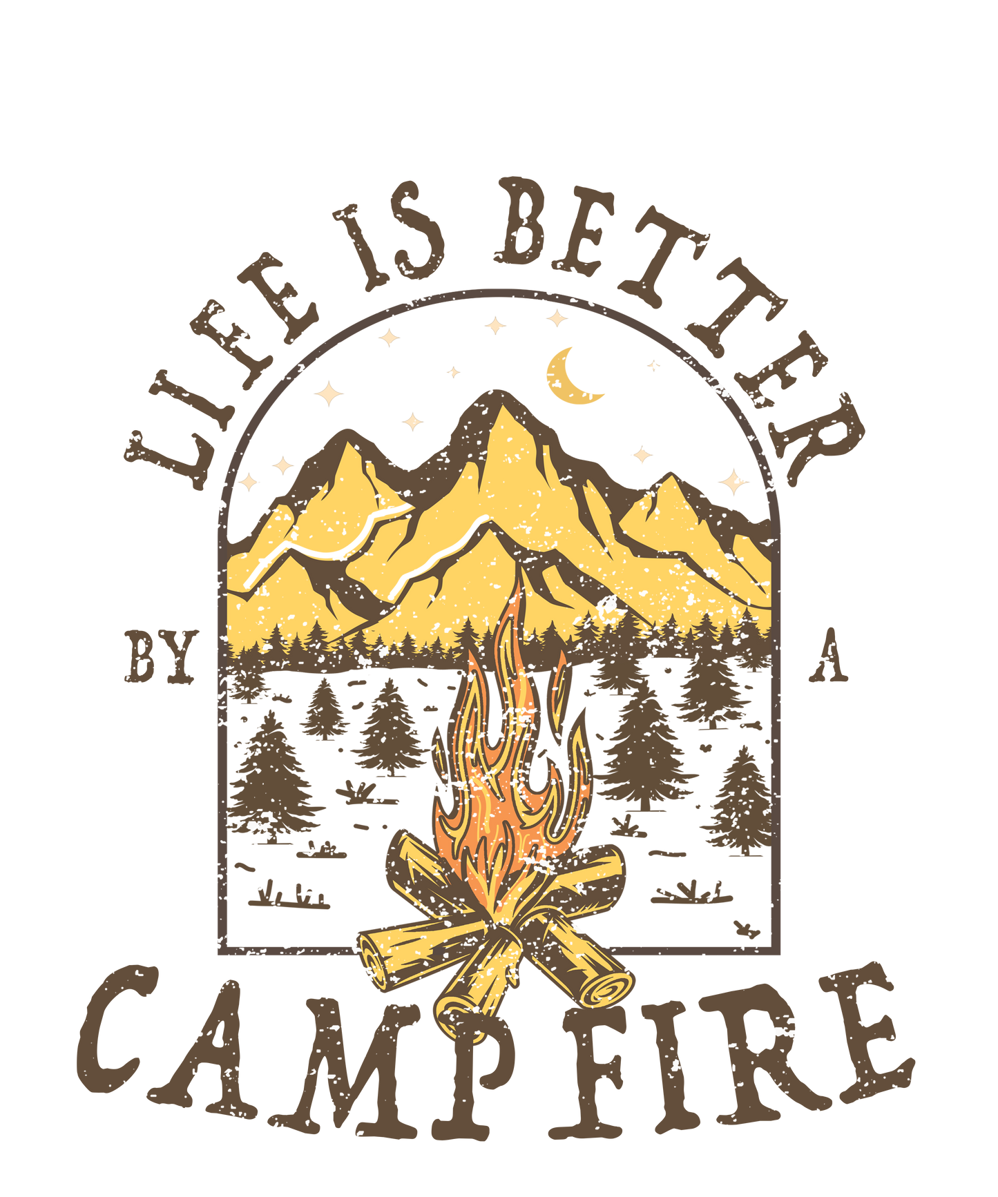 Life Is Better By A Campground Logo