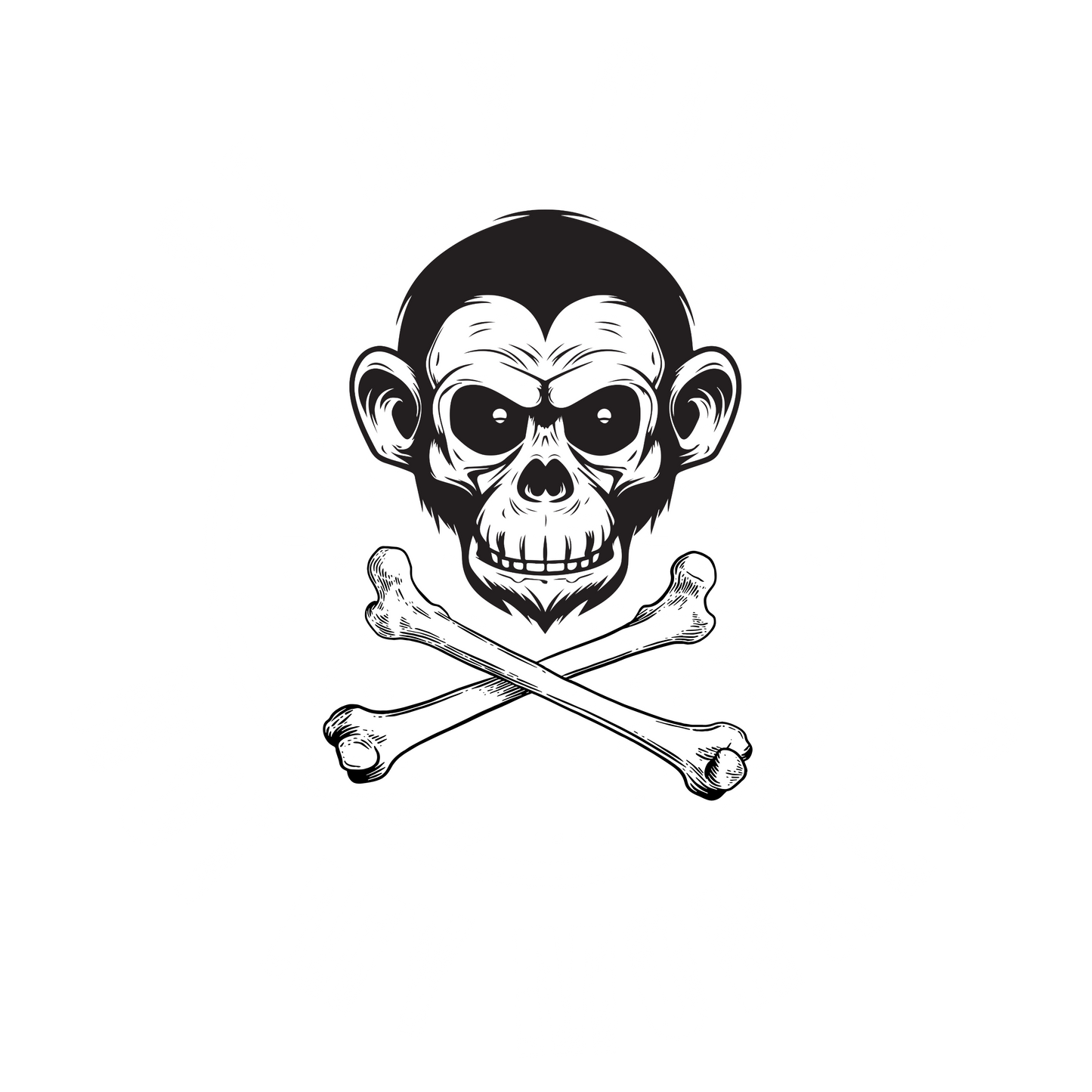 Not My Circus Not My Monkeys Design In White