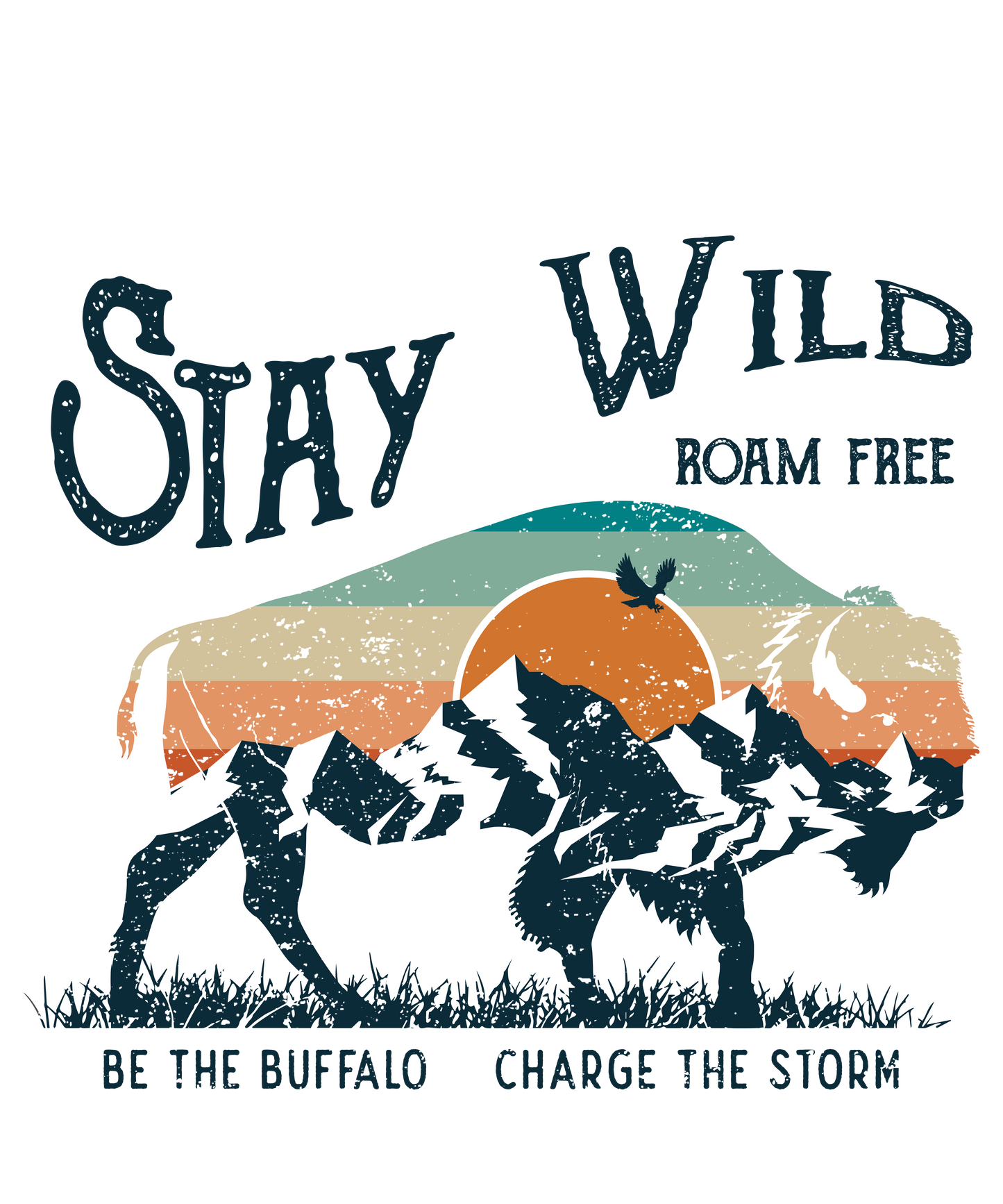 Stay Wild Roam Free Logo
