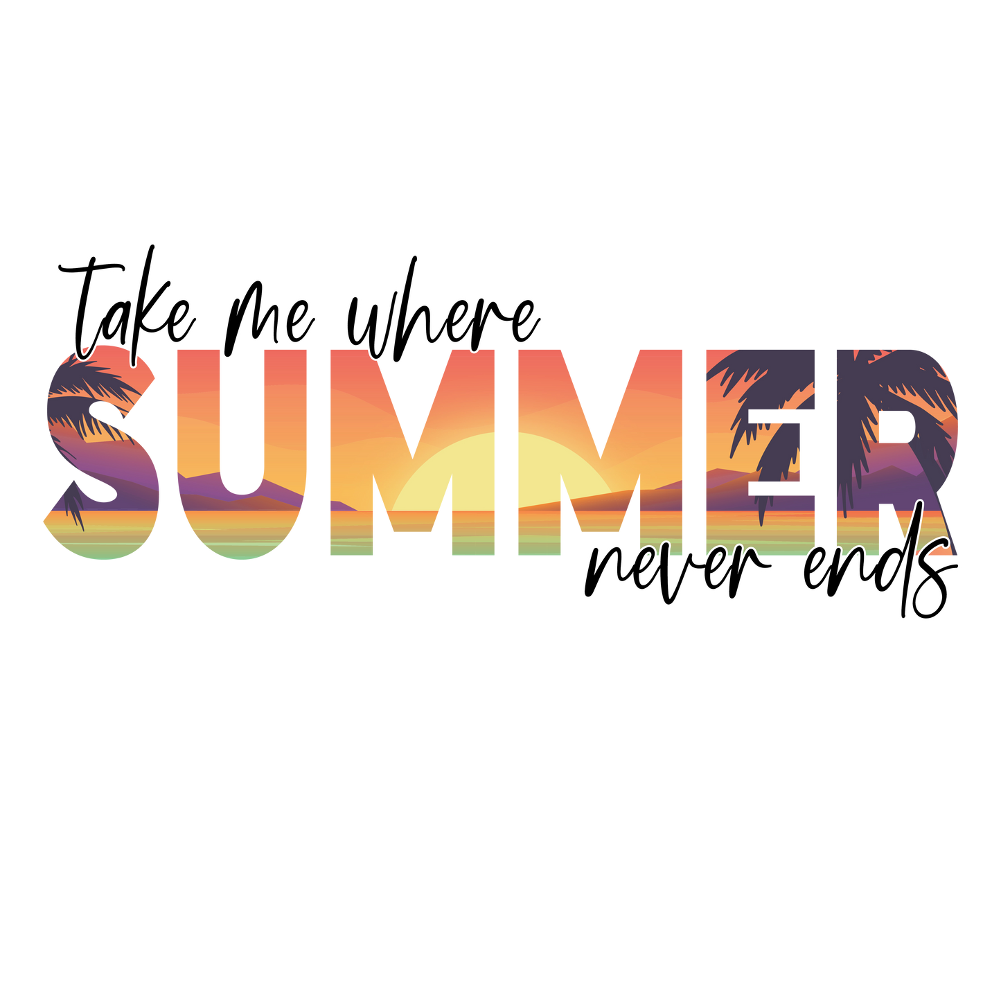 Take Me Where Summer Never Ends Logo
