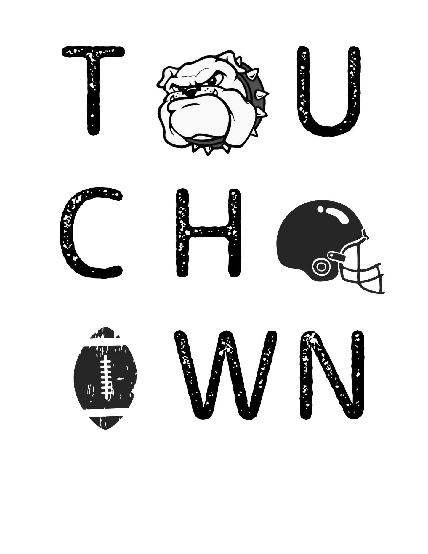 Bulldogs Football Touchdown