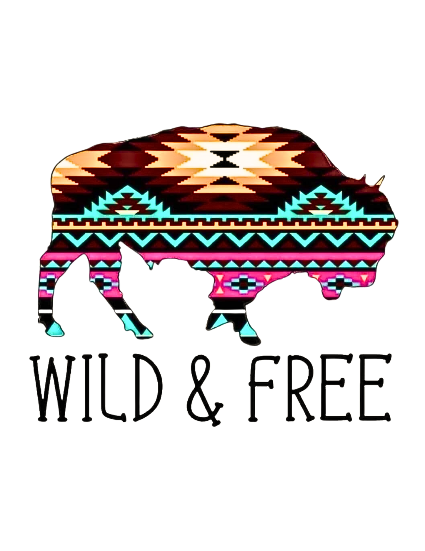 Wild & Free Aztec Buffalo