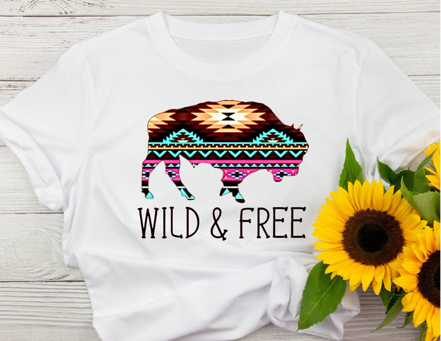 Wild & Free Aztec Buffalo