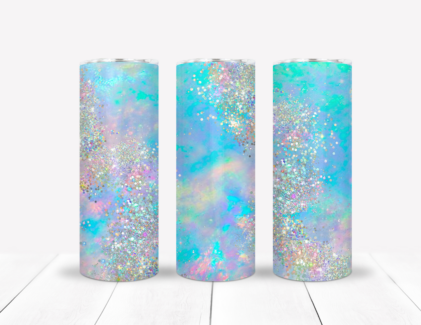 Multi Color Opal Finish Tumbler