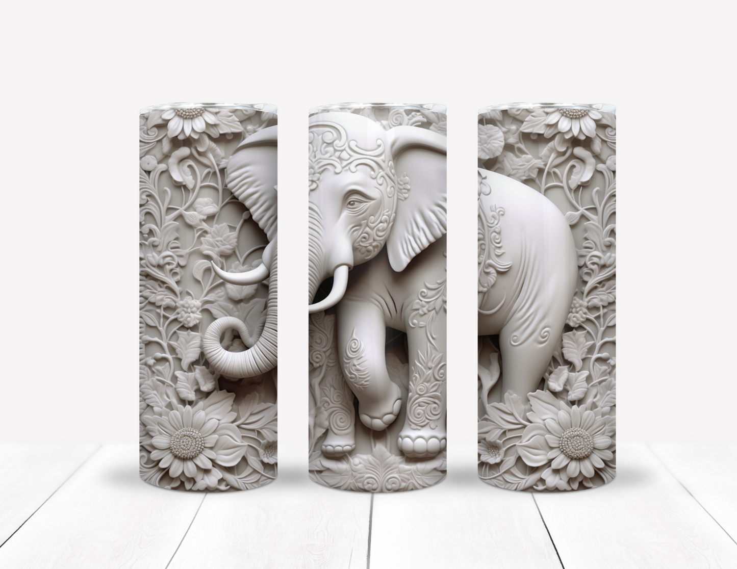 White Elephant Tumbler