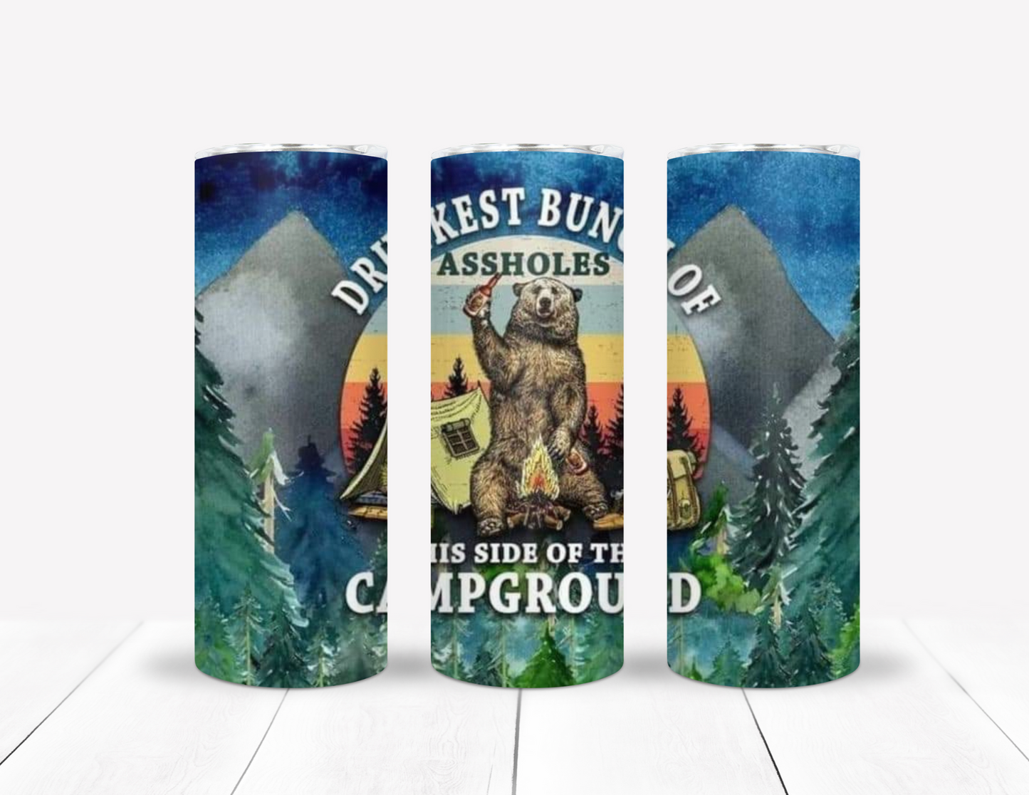 Drunkest Bunch Camping Tumbler