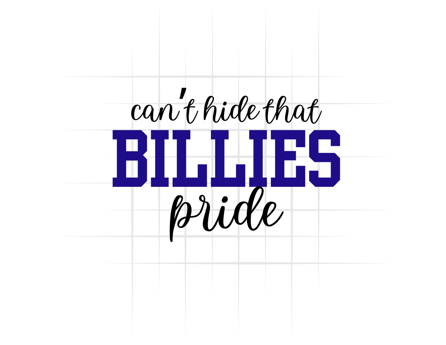Can't Hide That Billies Pride Tee