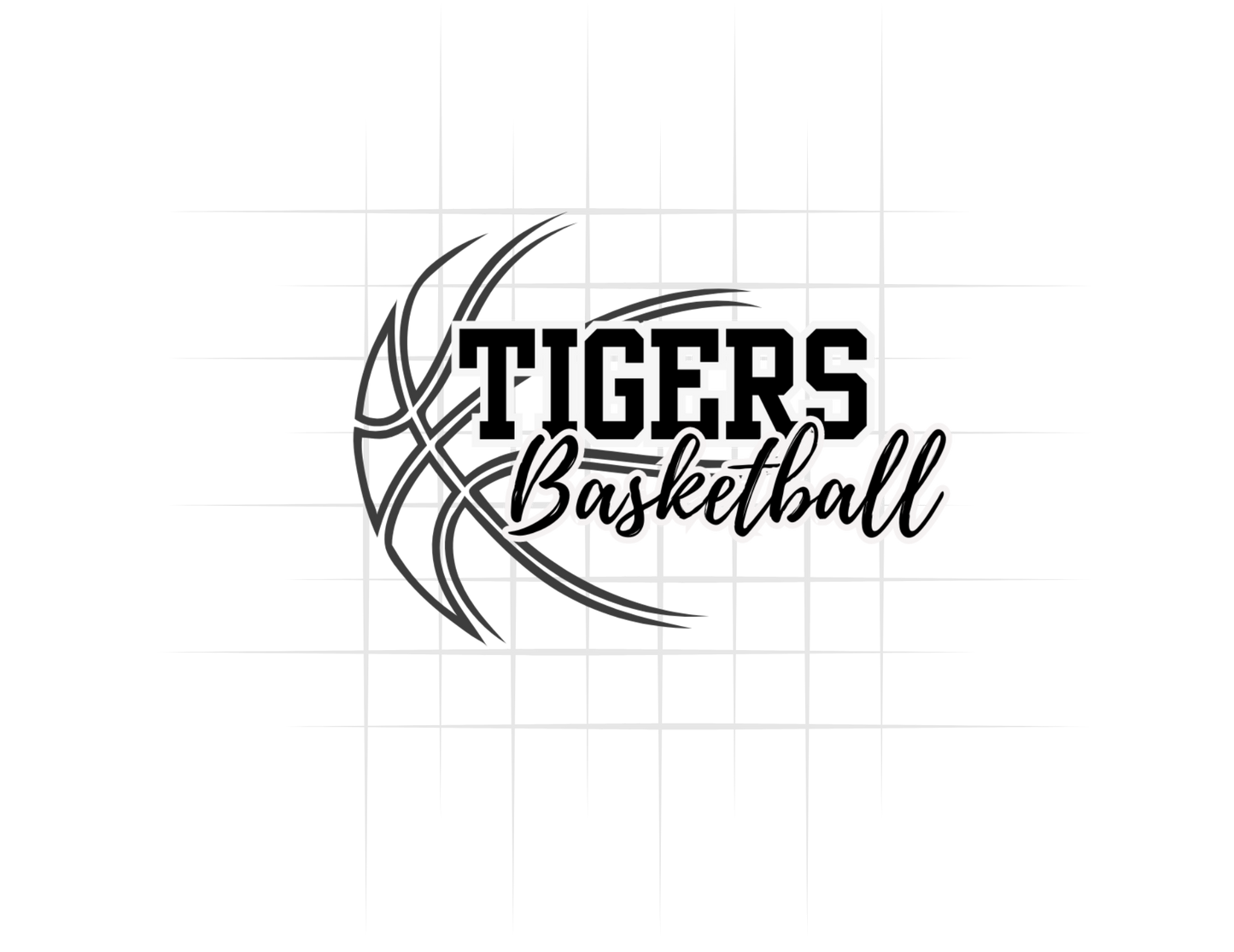 Tigers Half Basketball Tee