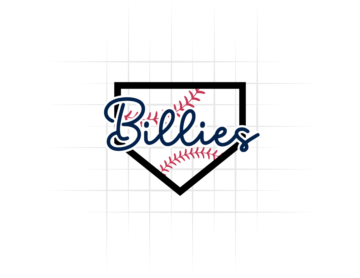 Billies Baseball Base Logo Tee