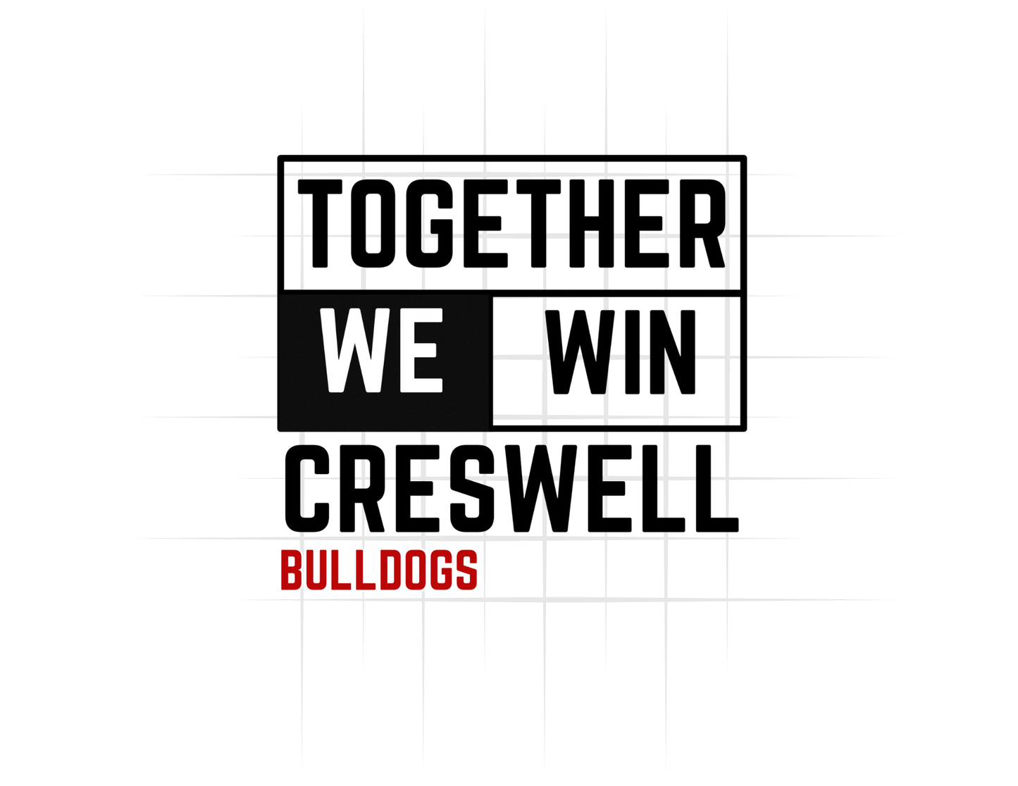 Bulldogs Together We Win Tee