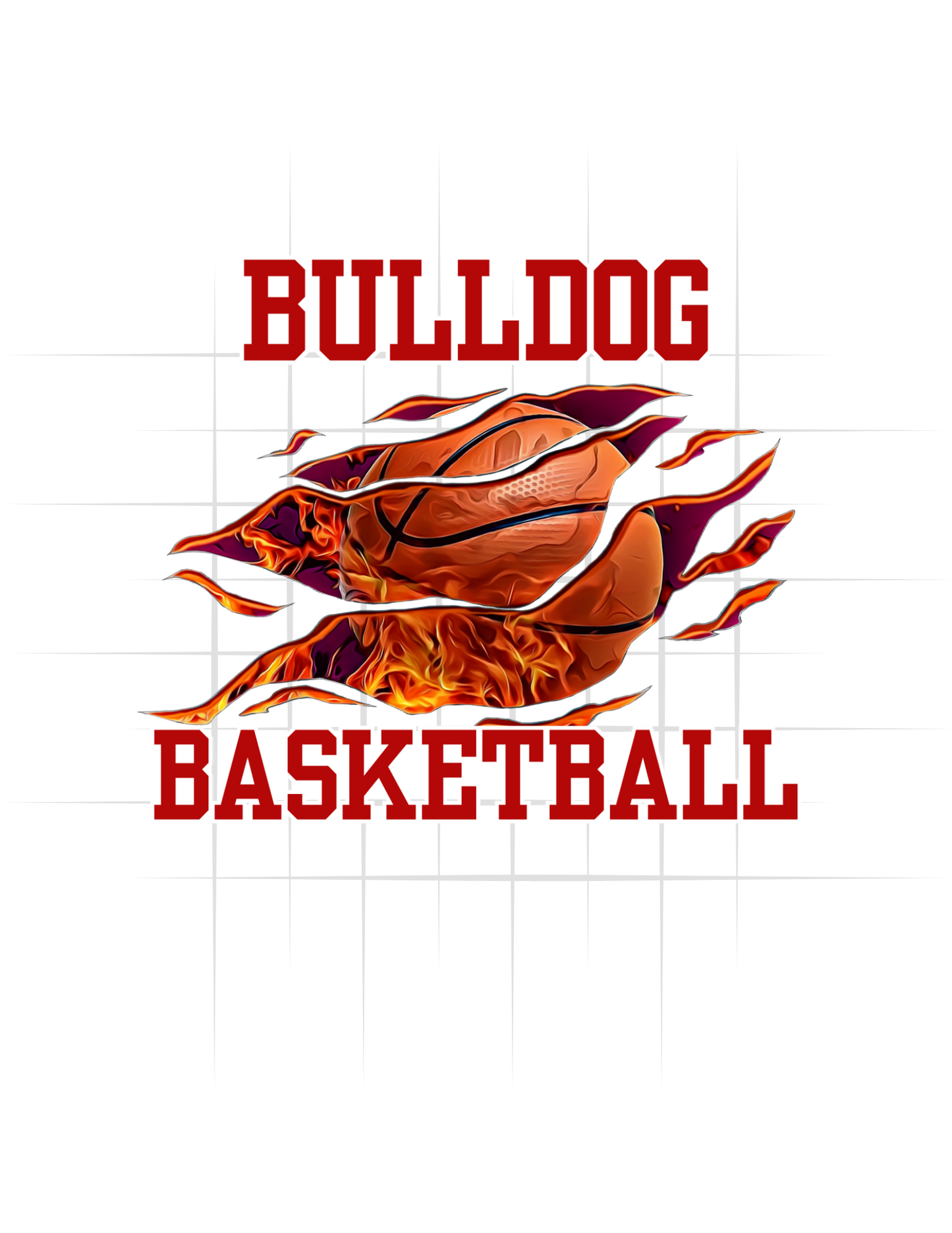 Bulldogs Torn Basketball Tee