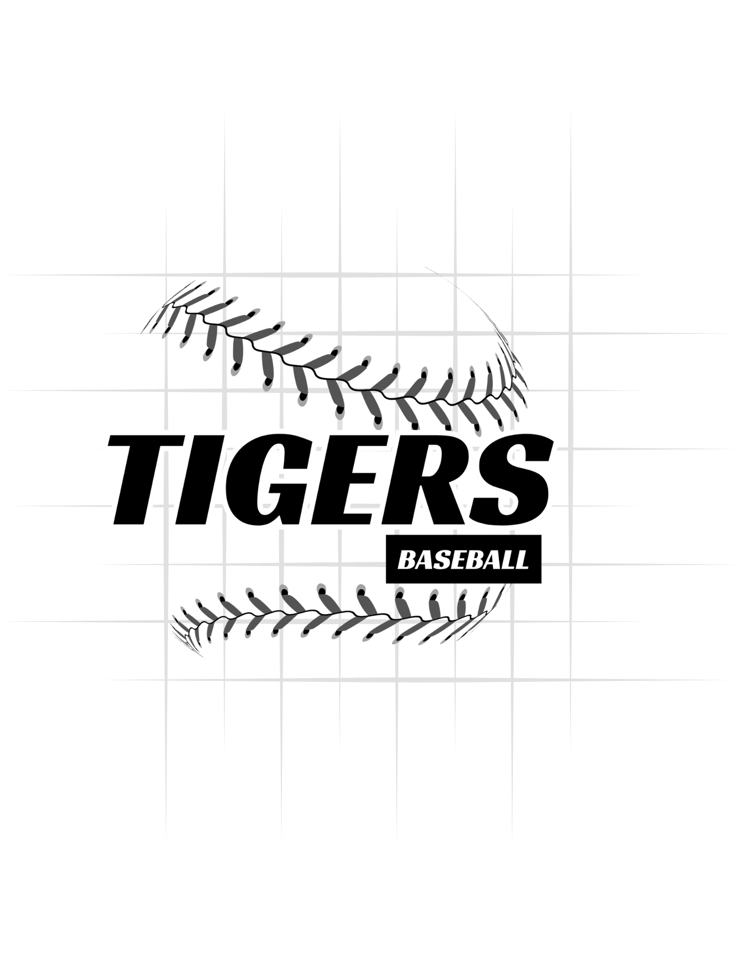 Tigers Baseball Logo Tee