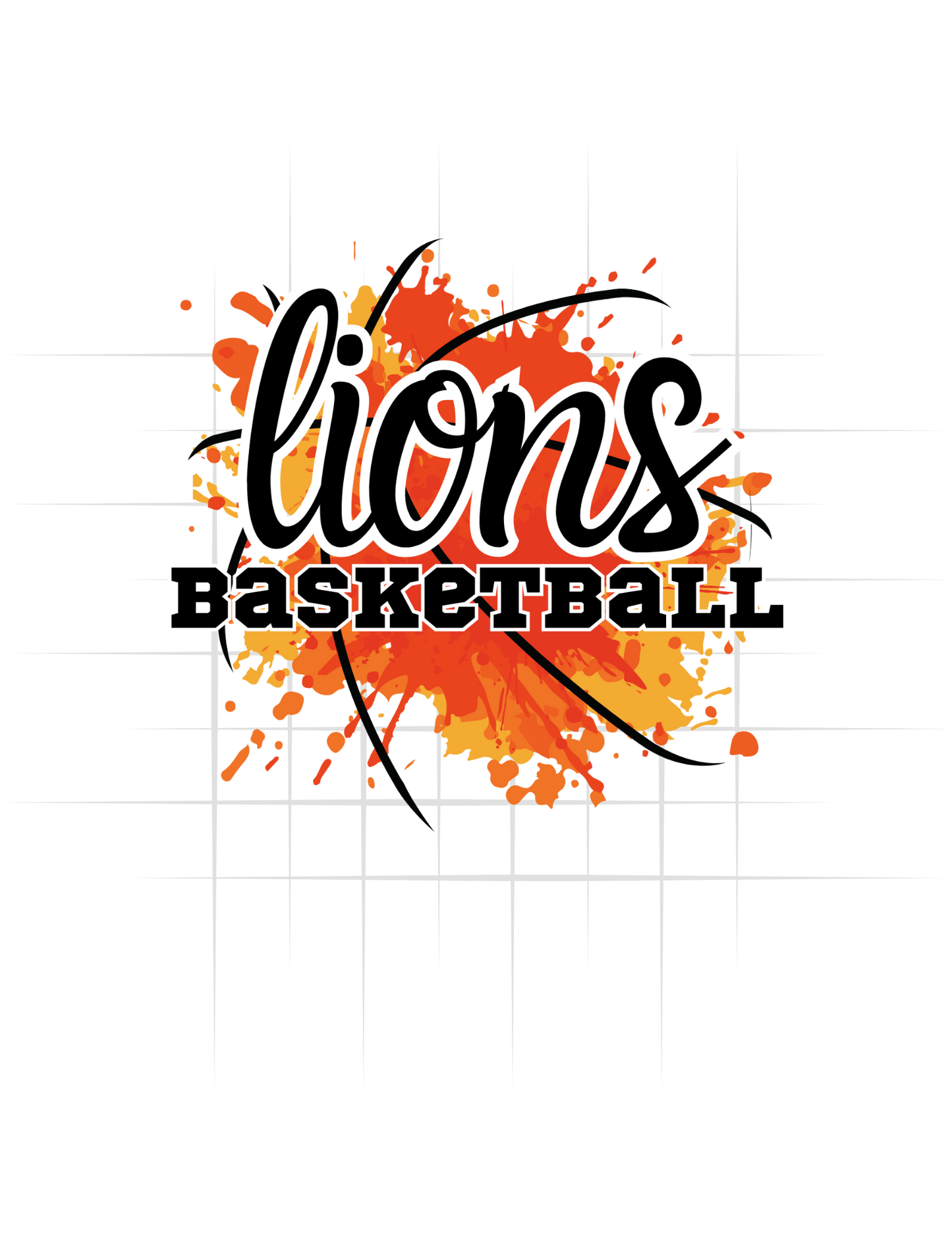 Lions Splatter Basketball Tee