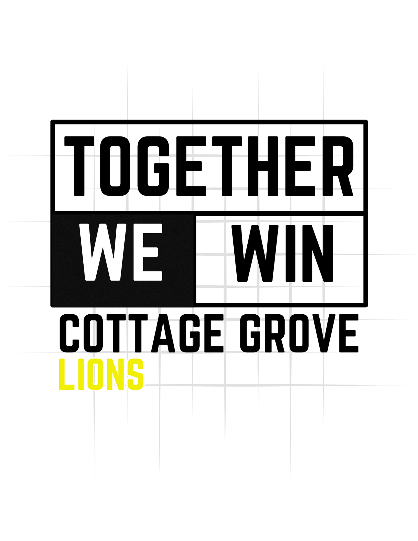 Lions Together We Win Tee