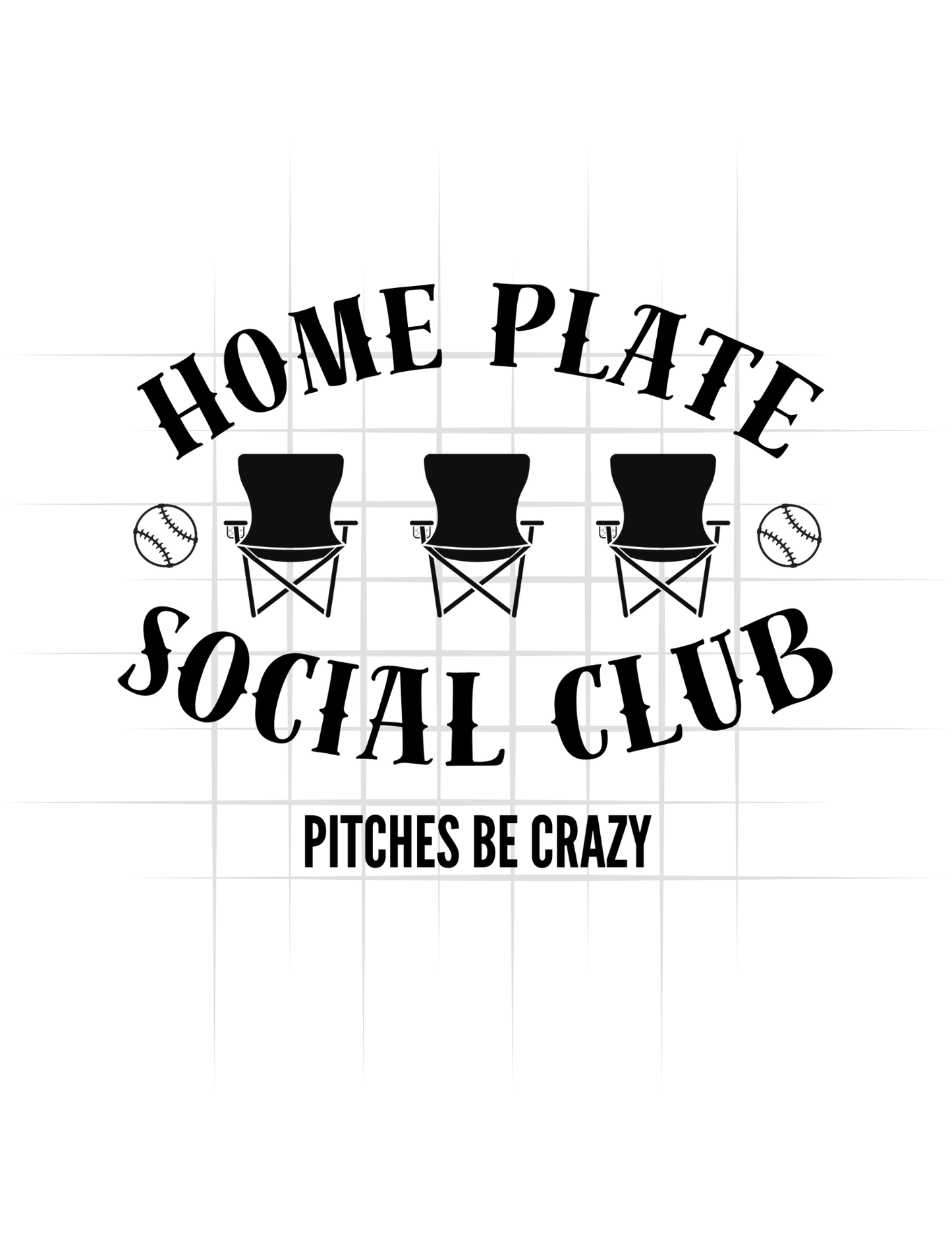 Home Plate Social Club Pitches Tee