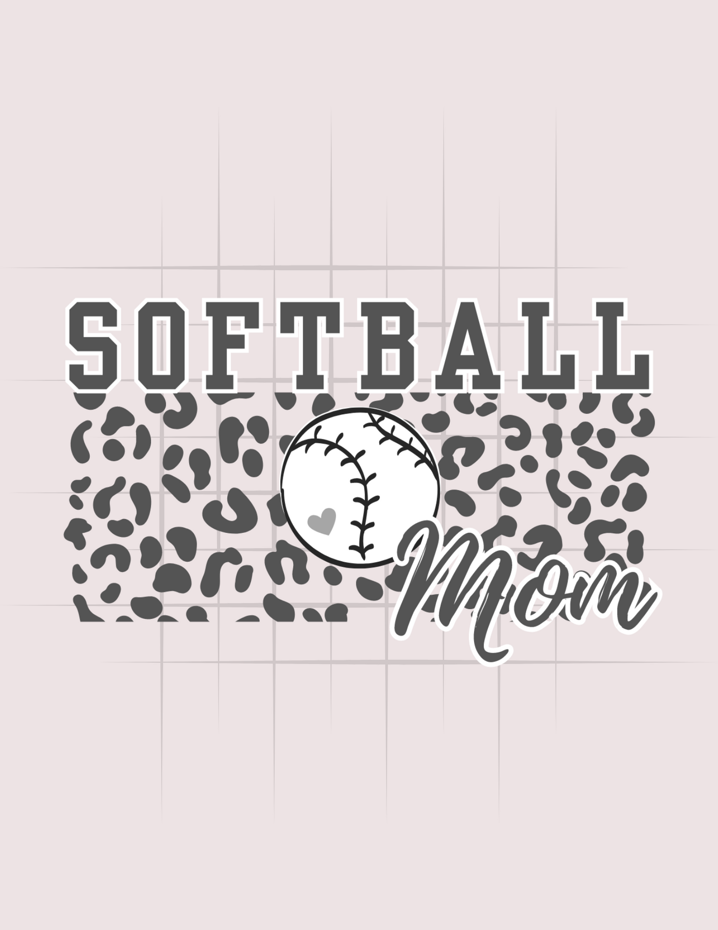 Leopard Print And Softball Tee