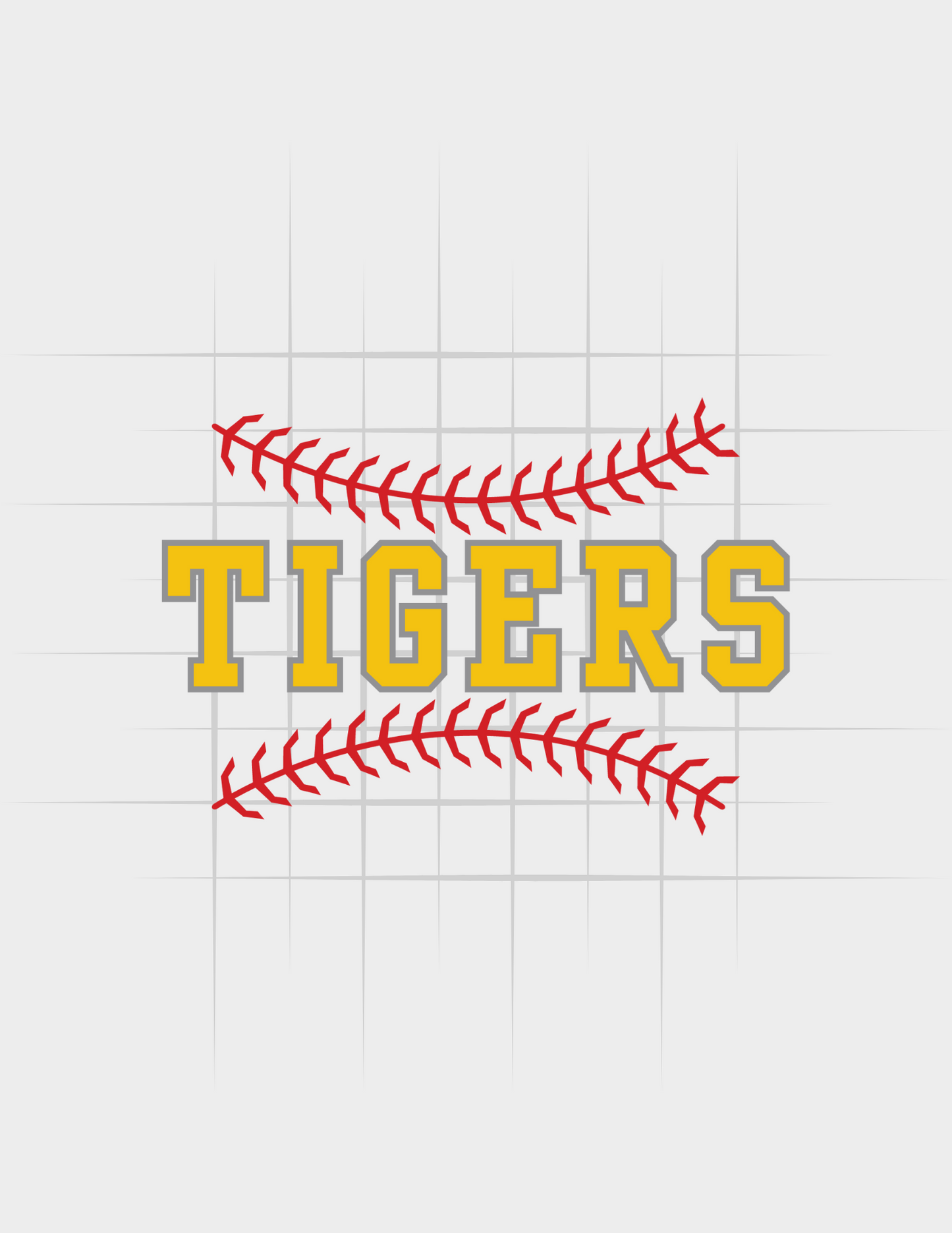 Tigers & Laces Baseball Tee