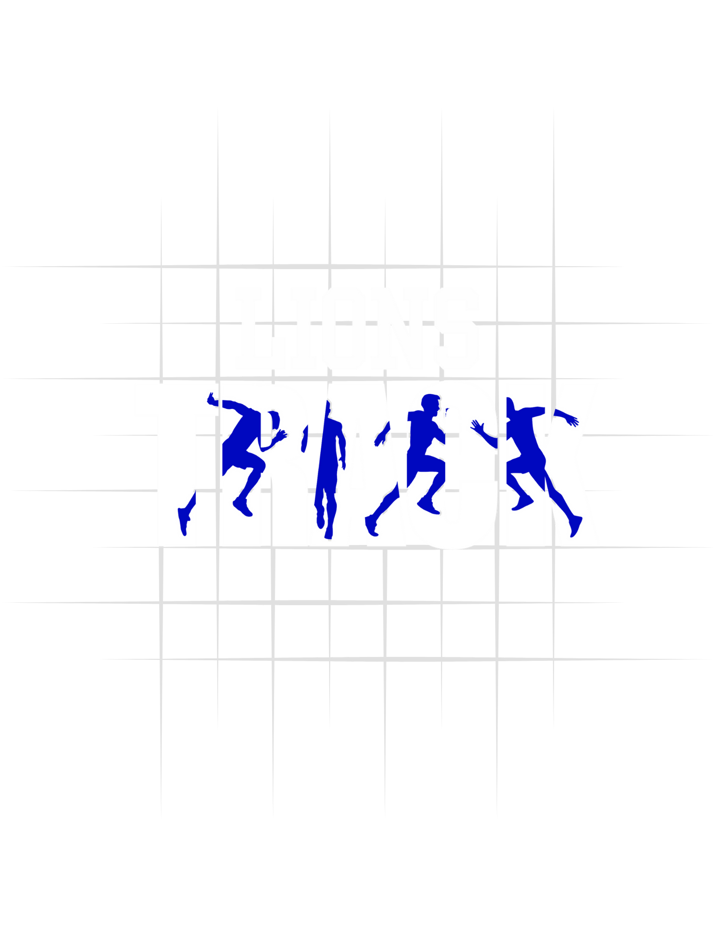 Lions Track Figures Tee