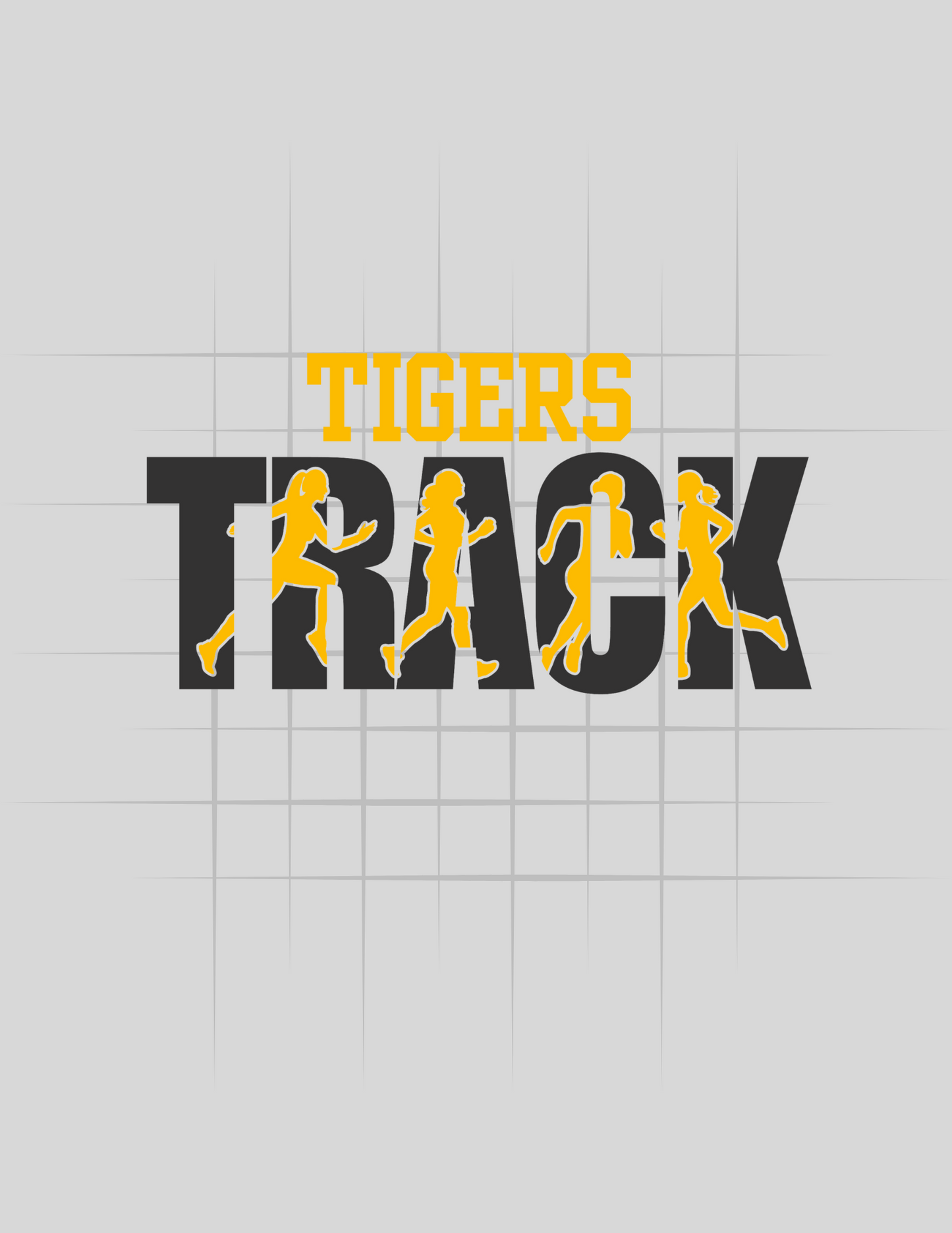 Tigers Female Track Figures Tee