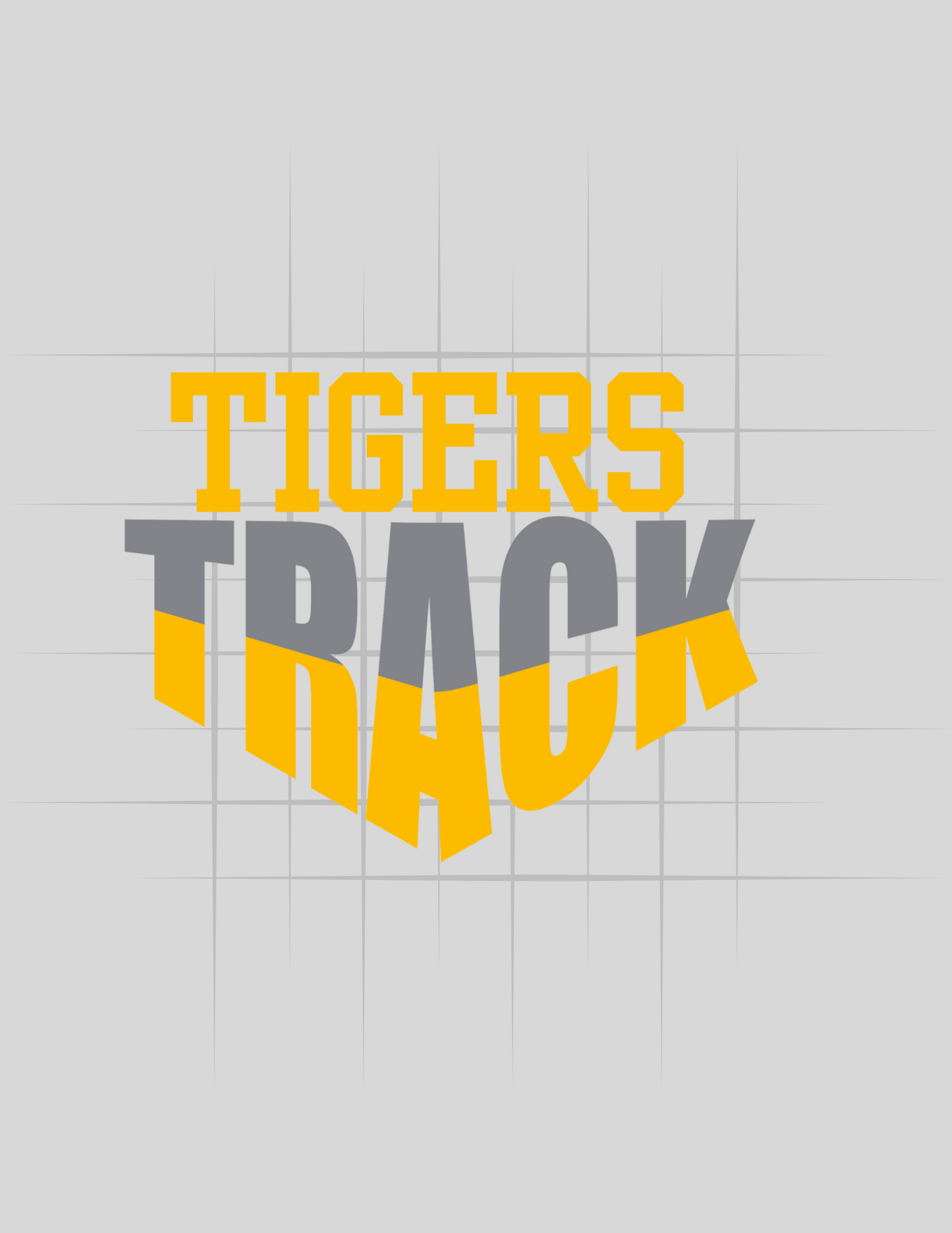 Tigers Angled Track Tee