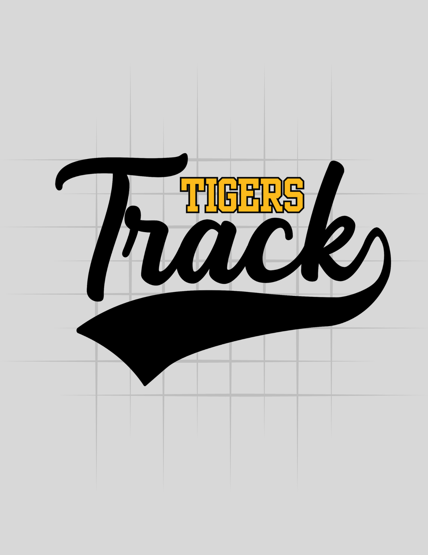 Tigers Track Swoosh Tee
