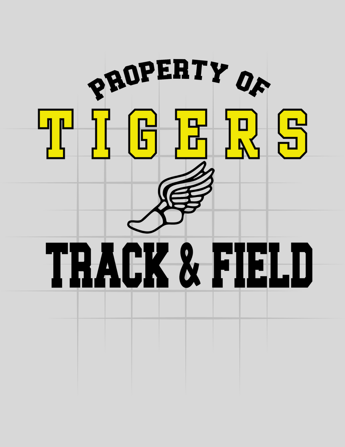 Property of Tigers Track and Field Tee