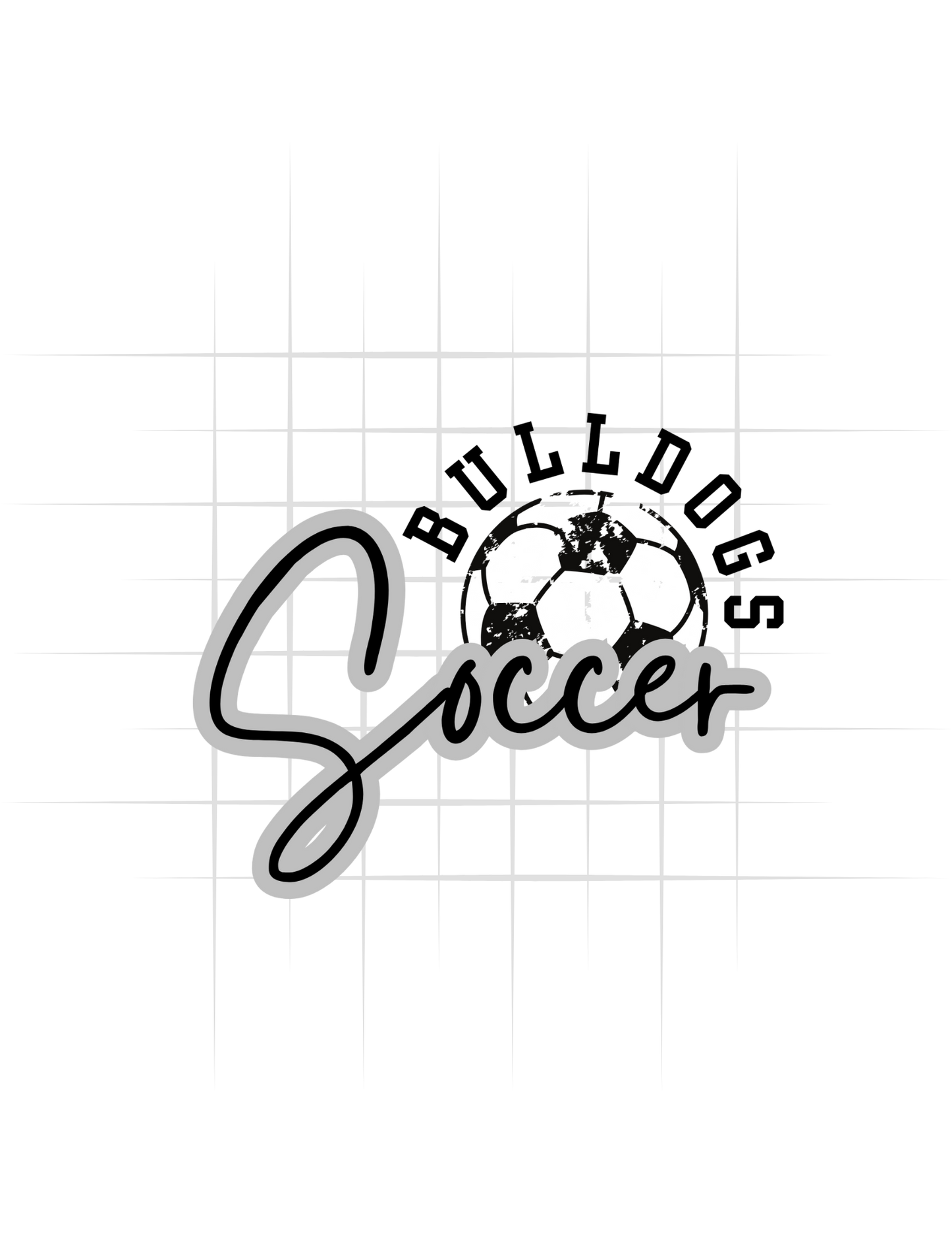 Bulldogs Soccer Ball Logo Tee