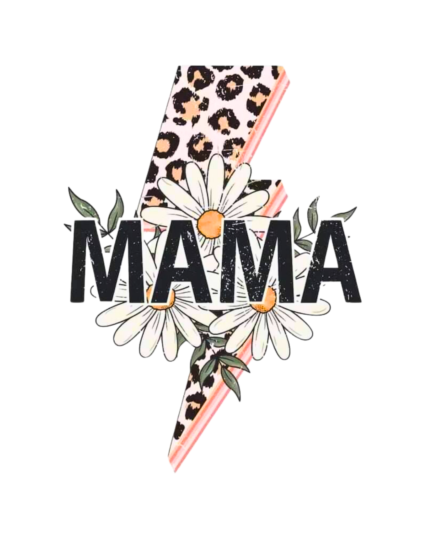 MaMa Daisy & Lightning Logo Tee