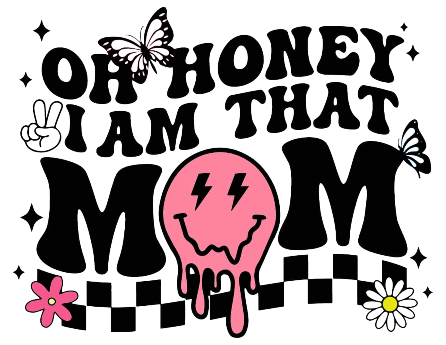 Oh Honey-I Am That Mom Logo Tee
