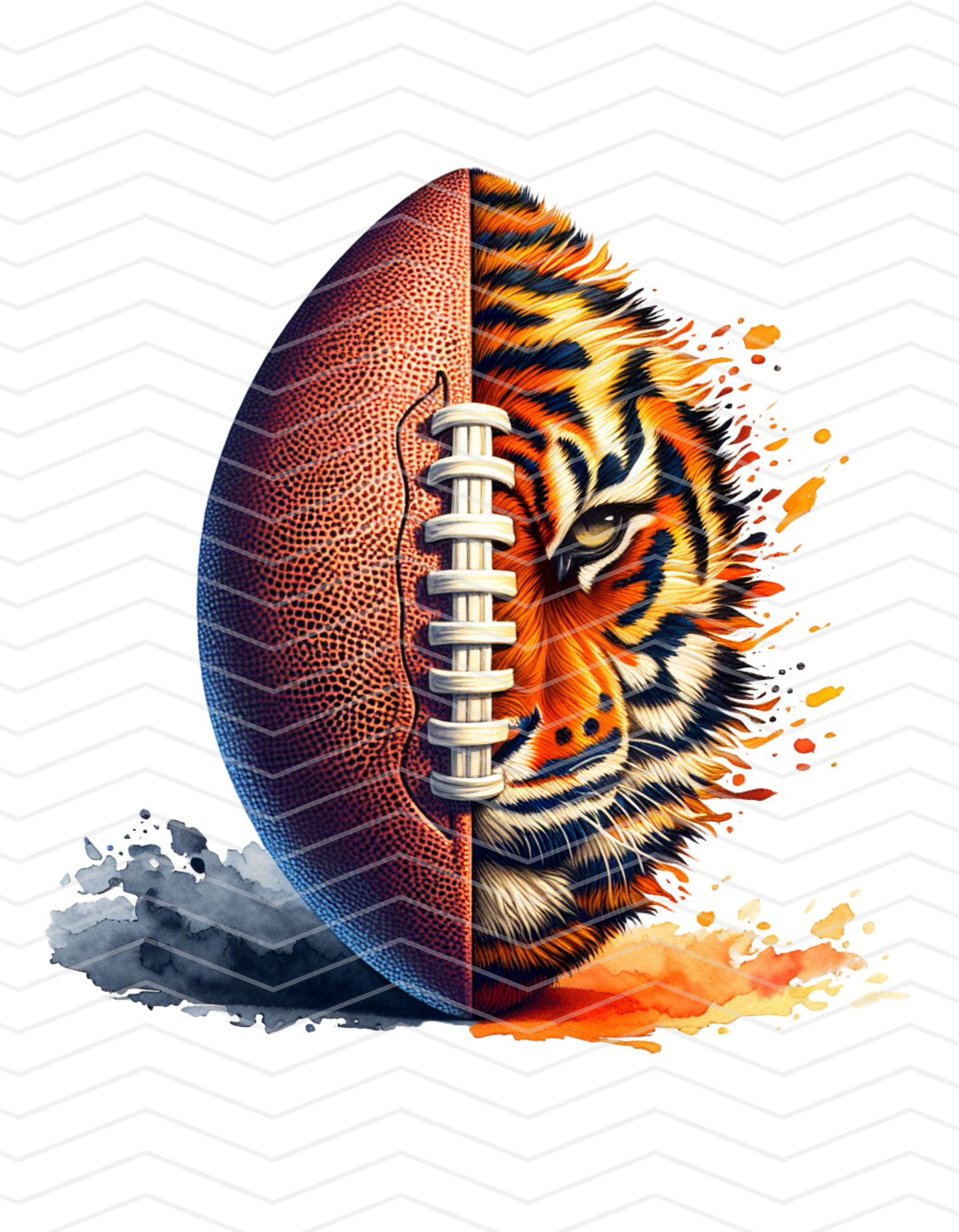 Tigers Split Football Design!