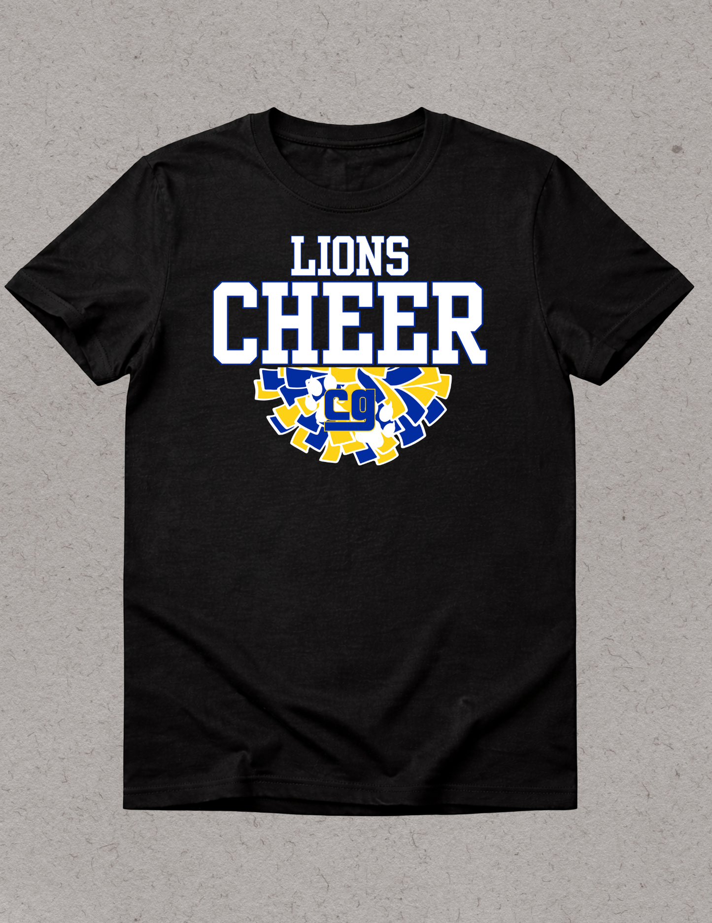 Lions Cheer White Logo