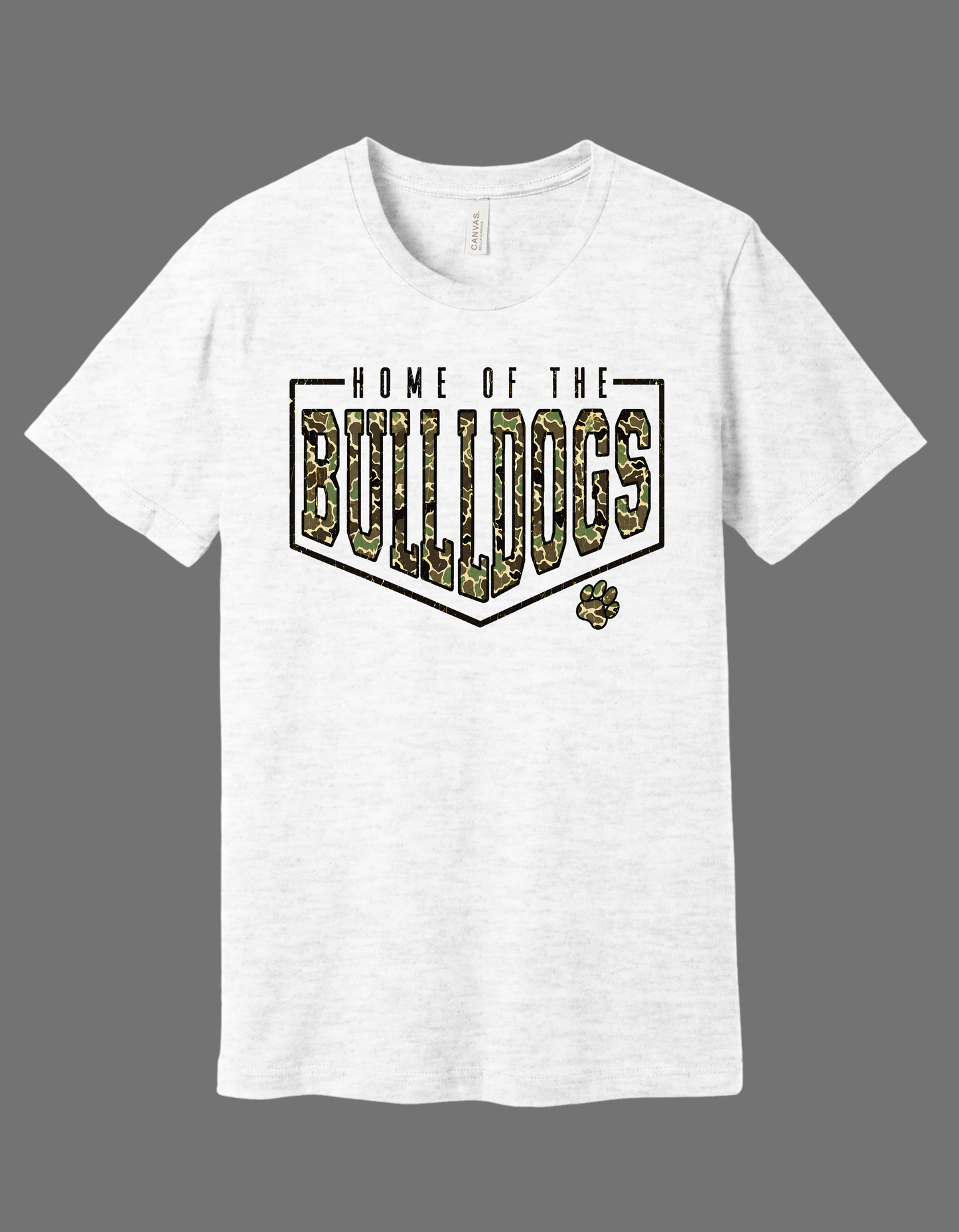 Bulldogs Camo Diamond Logo