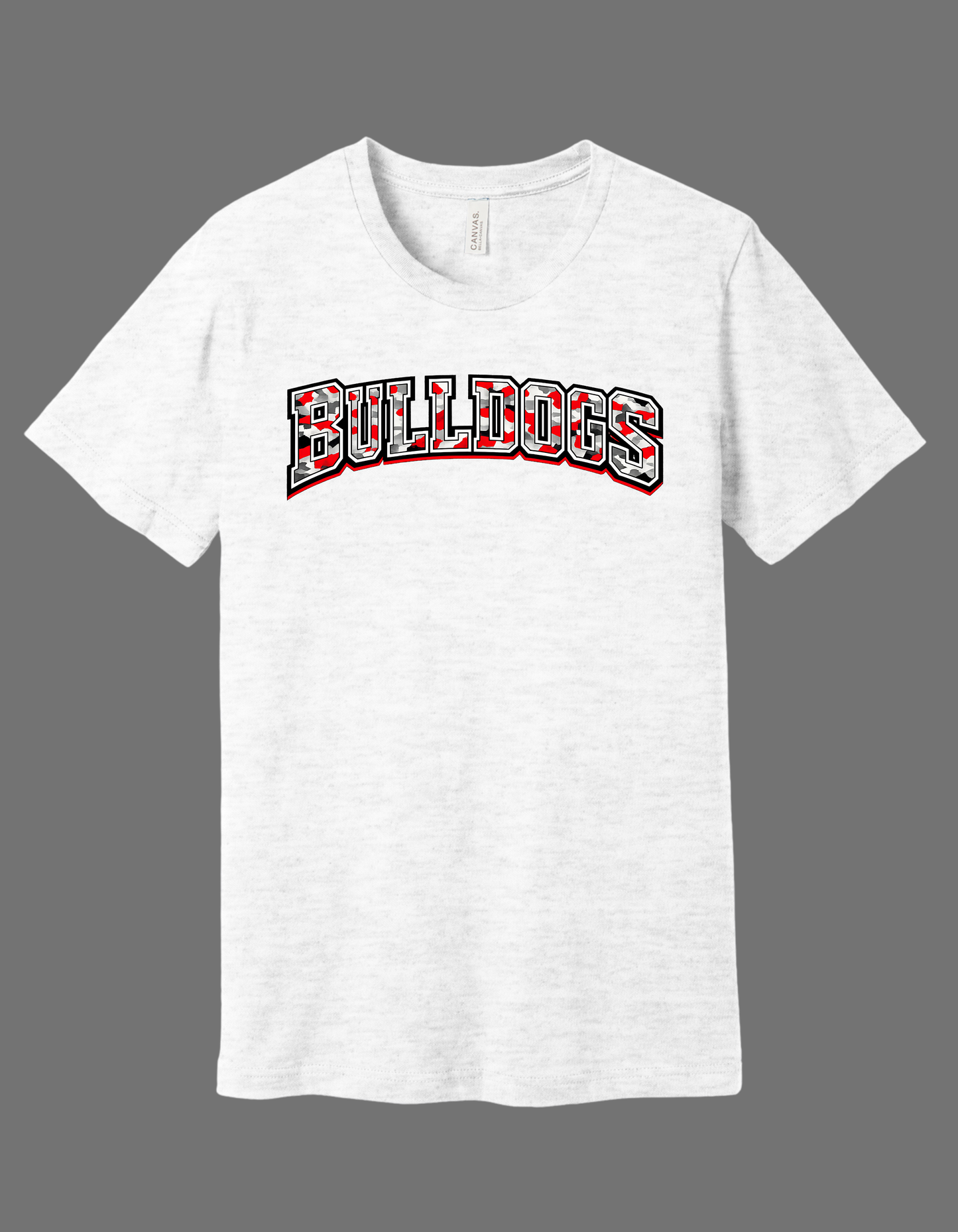 Bulldogs Camo Logo in Red!