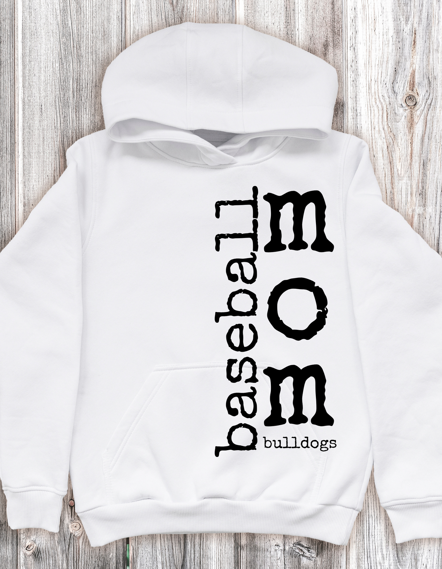 Bulldogs Baseball Mom Typography