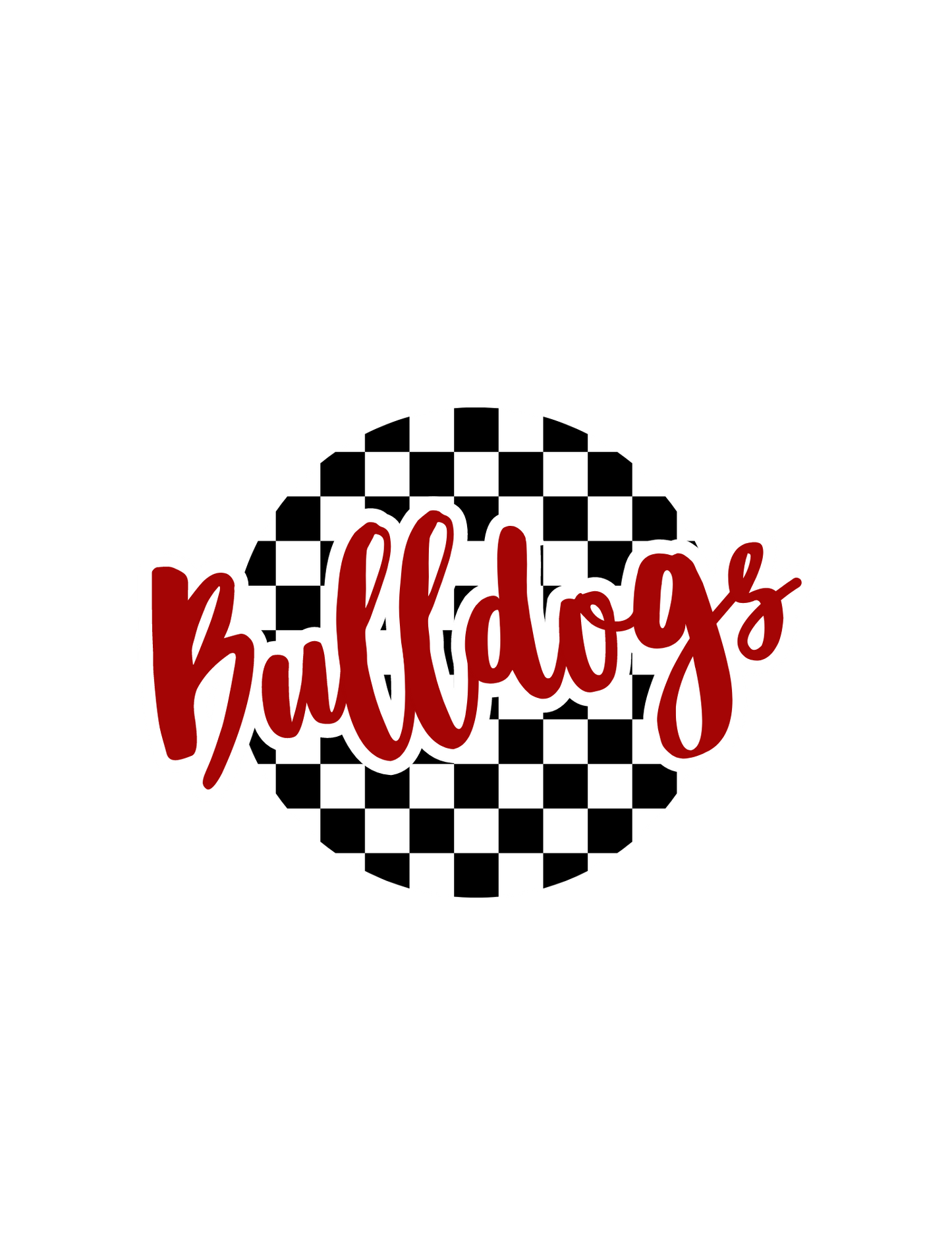 Retro Bulldogs Round Logo