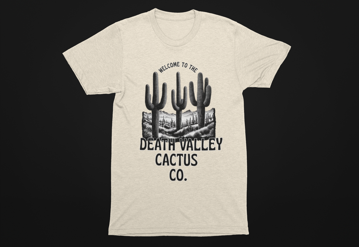 Welcome To The Death Valley Cactus Co.-BLACK