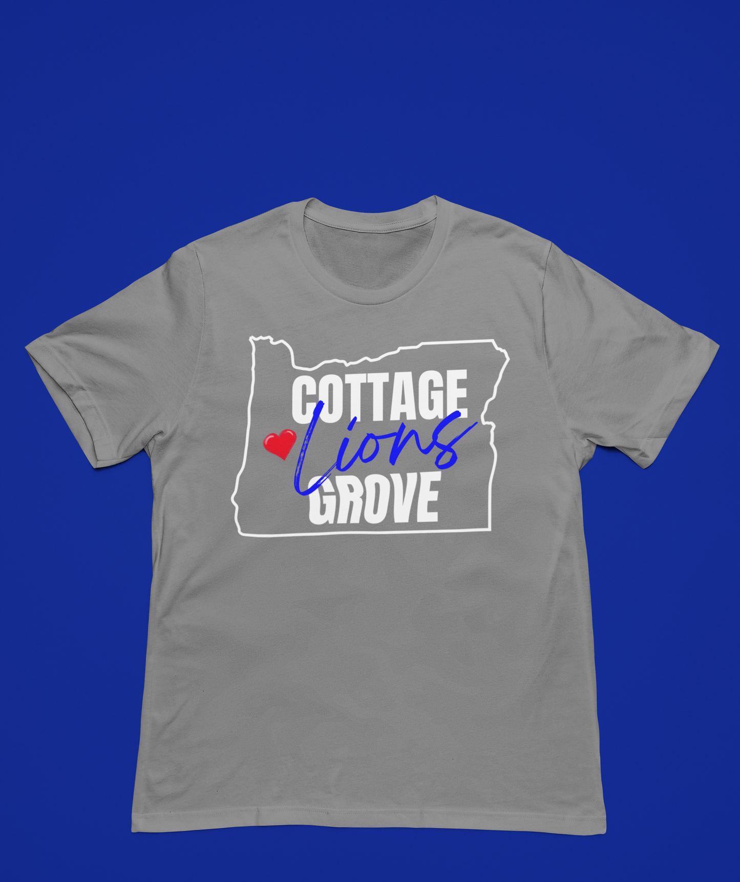 Heart Of Oregon Cottage Grove Lions In Blue Logo!