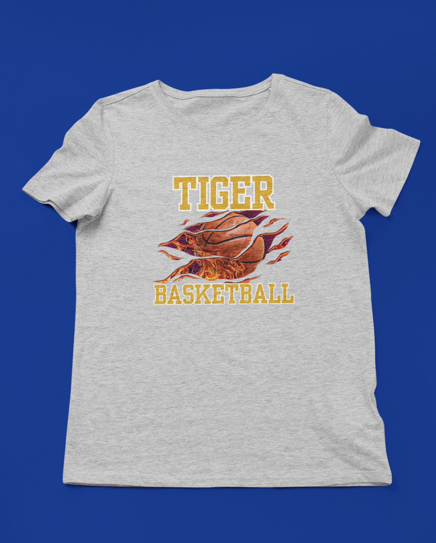 Tigers Torn Basketball Tee