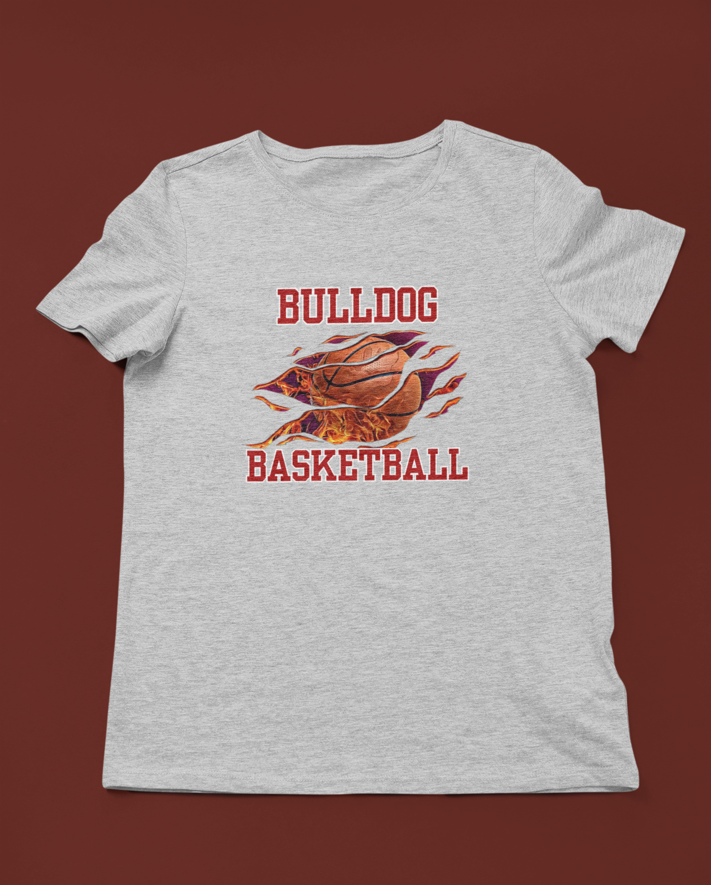 Bulldogs Torn Basketball Tee